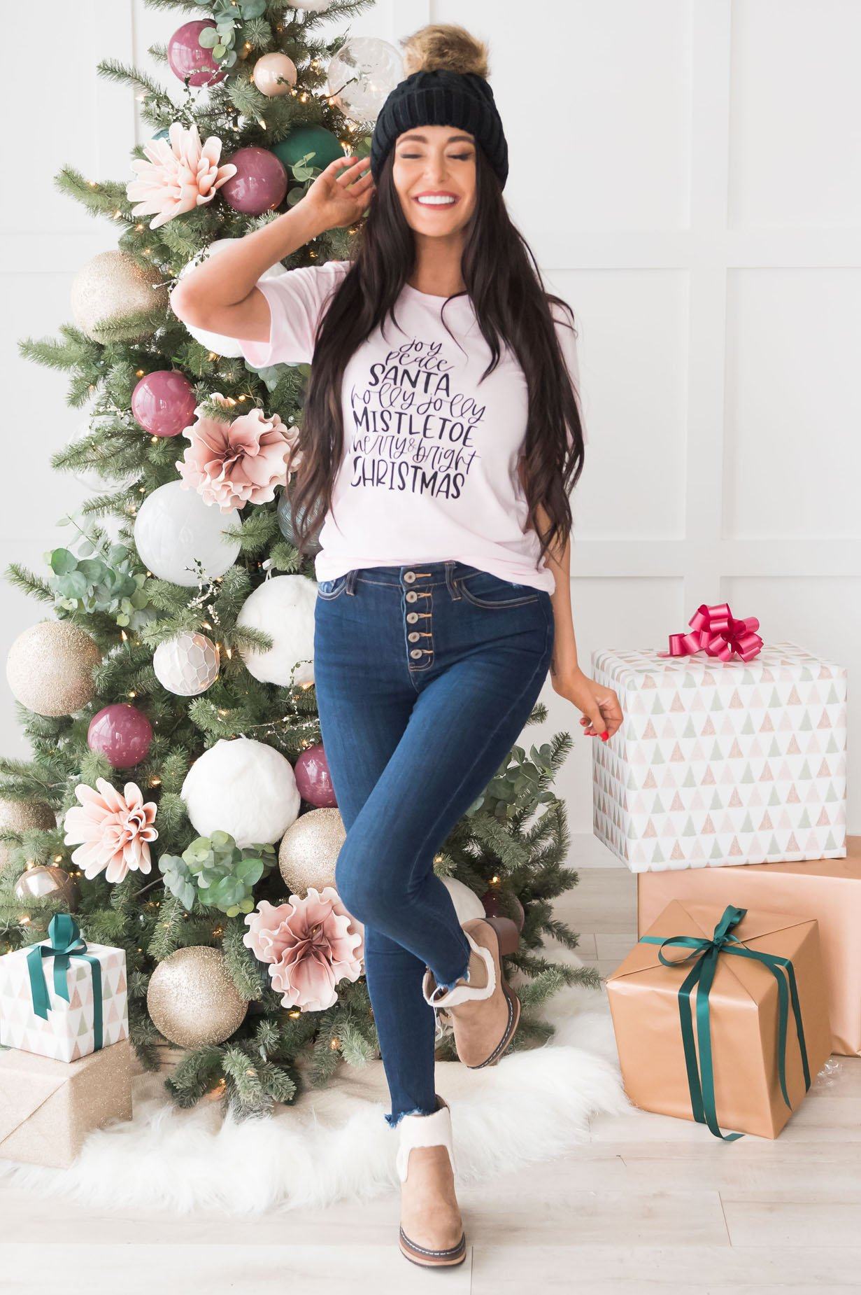 All Things Christmas Modest Tee Modest Dresses vendor-unknown