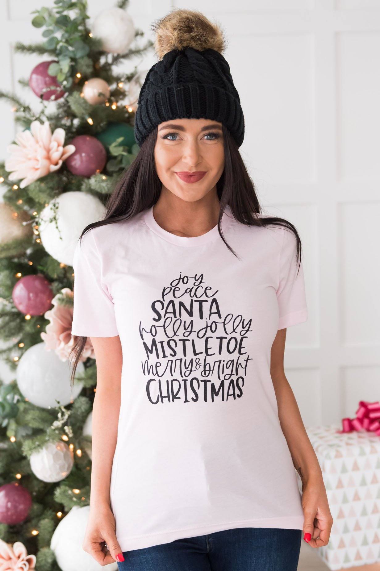 All Things Christmas Modest Tee Modest Dresses vendor-unknown