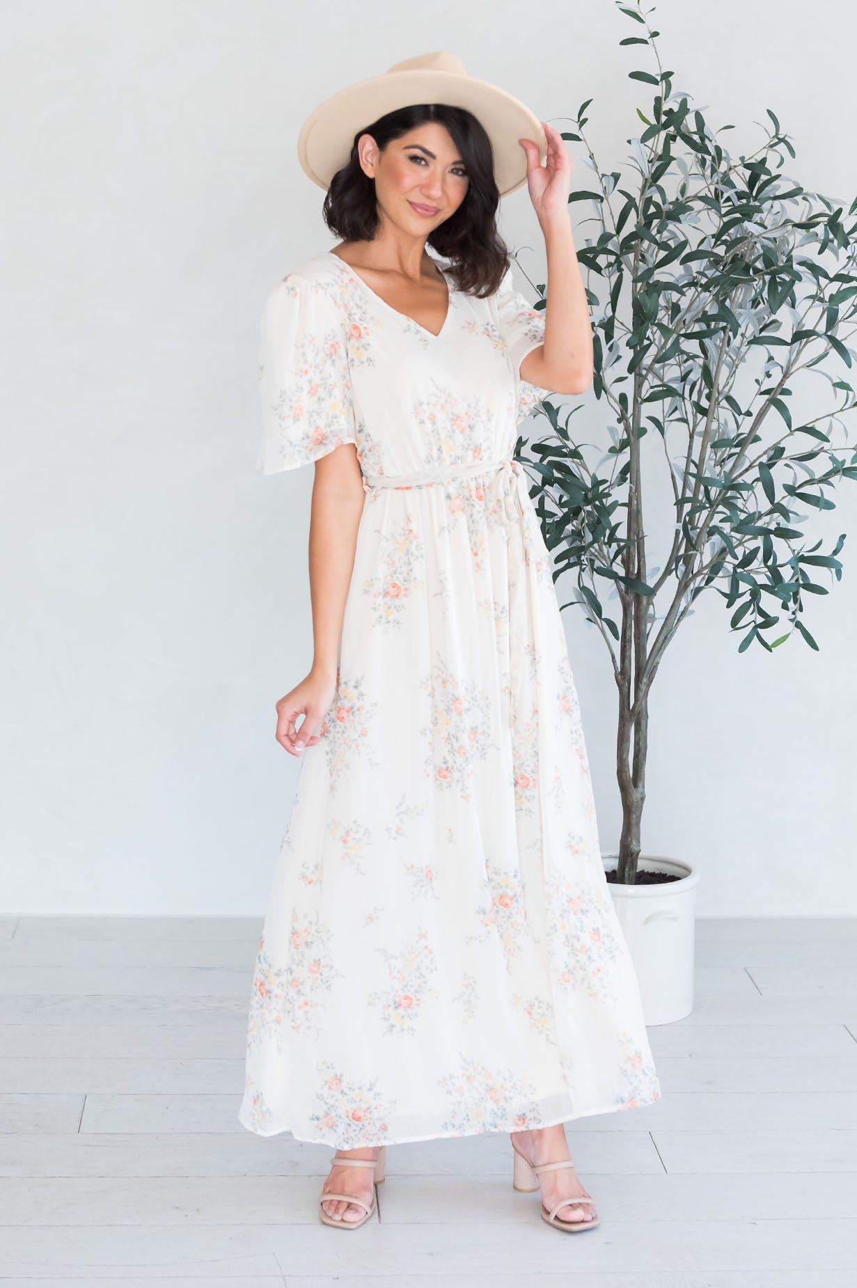 The Sarai Modest Dresses teanrose