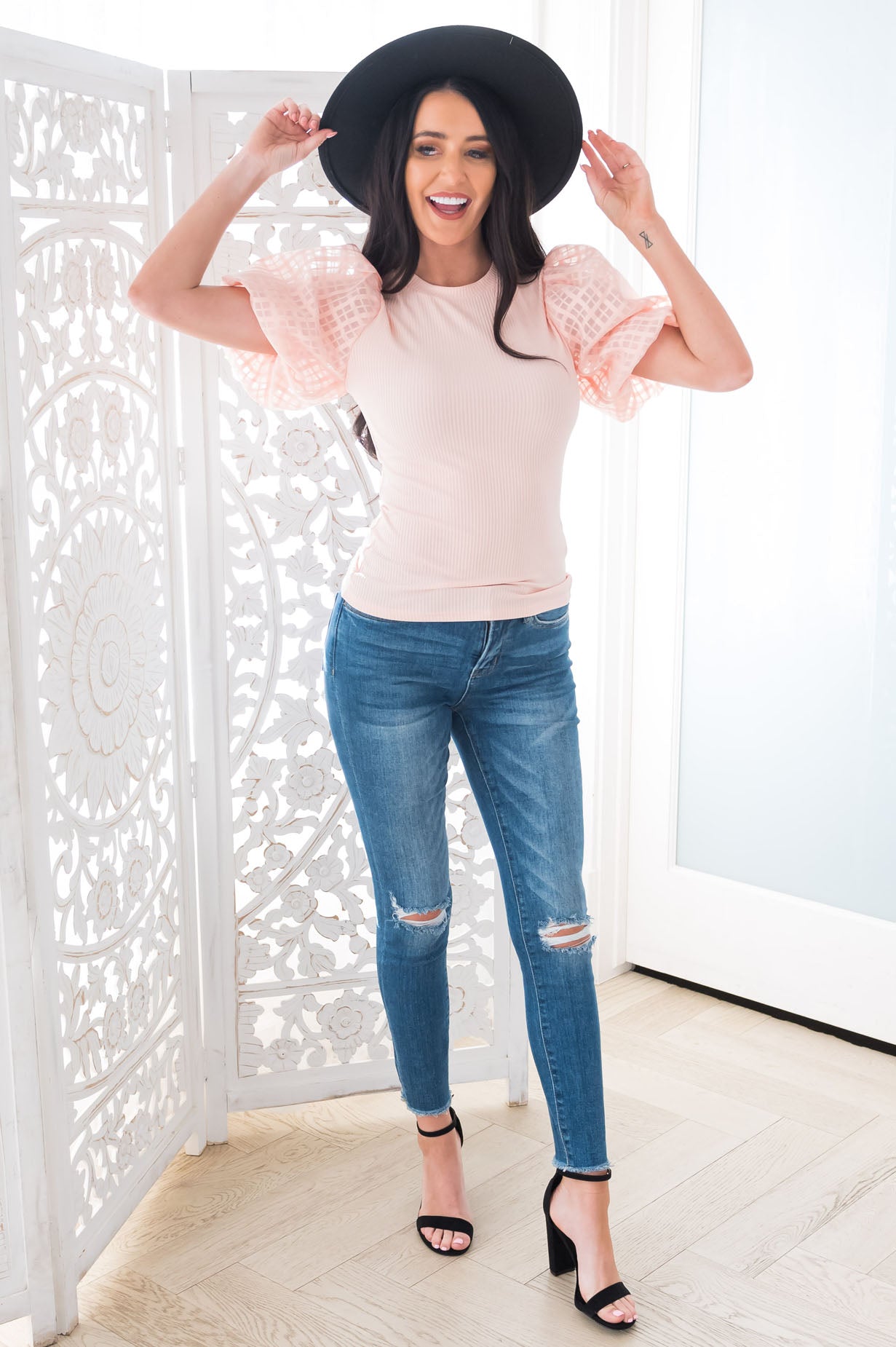 Searching for Spring Modest Blouse Tops vendor-unknown