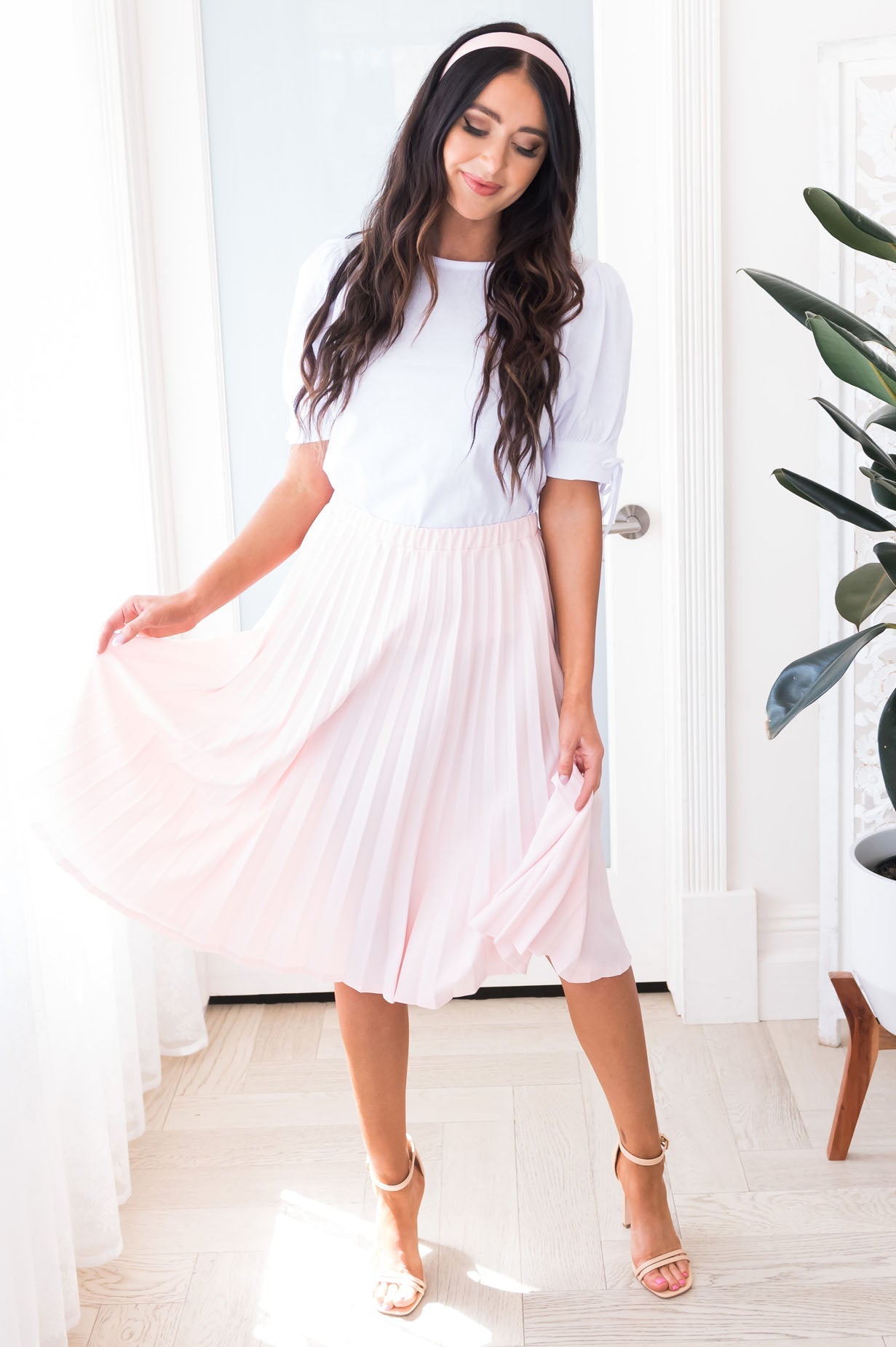 Bare Your Soul Modest Pleat Skirt Skirts vendor-unknown