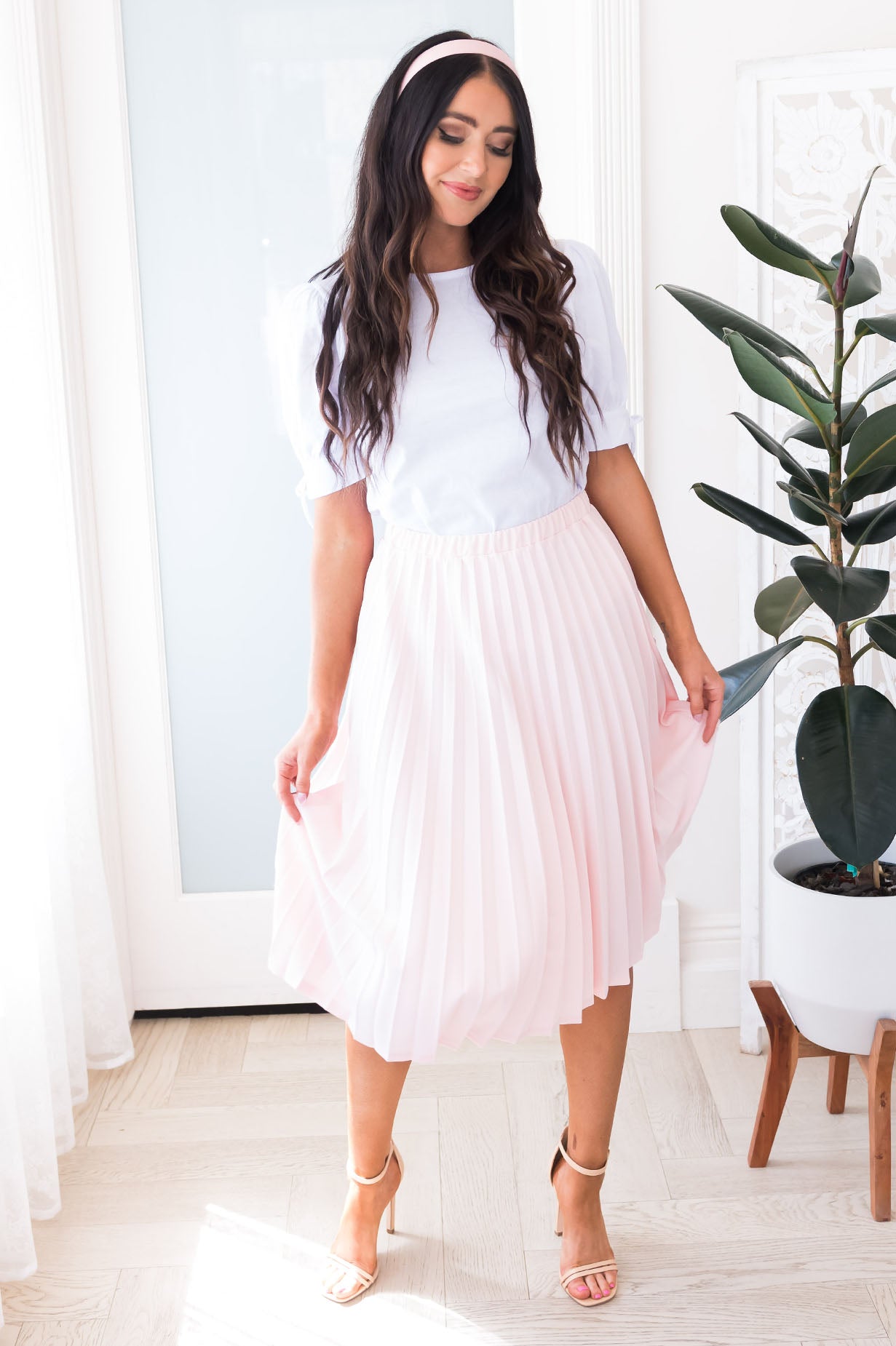 Bare Your Soul Modest Pleat Skirt Skirts vendor-unknown
