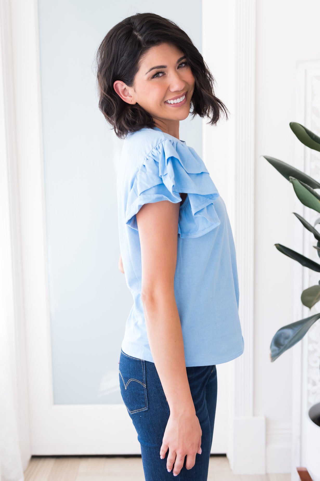 Summer Awaits Modest Top Tops vendor-unknown