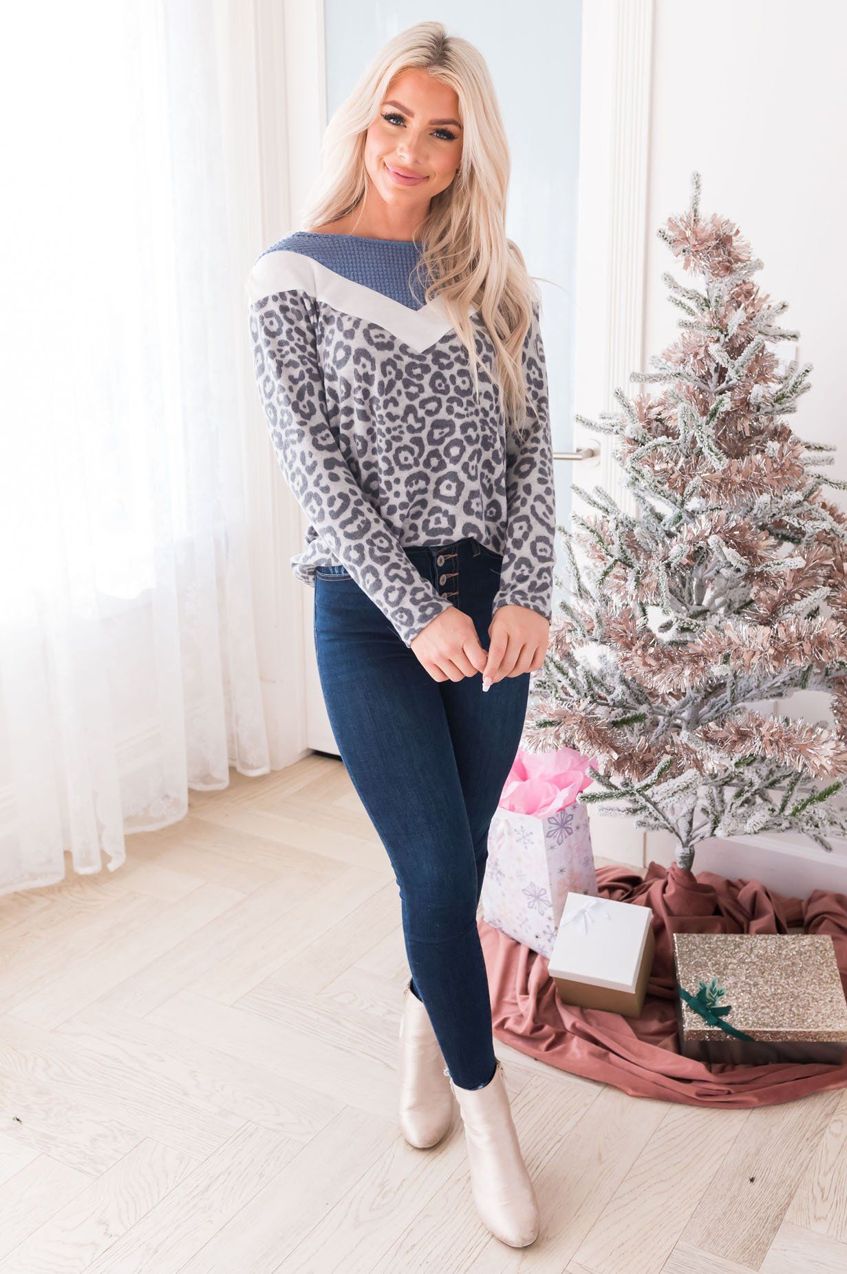 She's Wild Modest Blouse Modest Dresses vendor-unknown