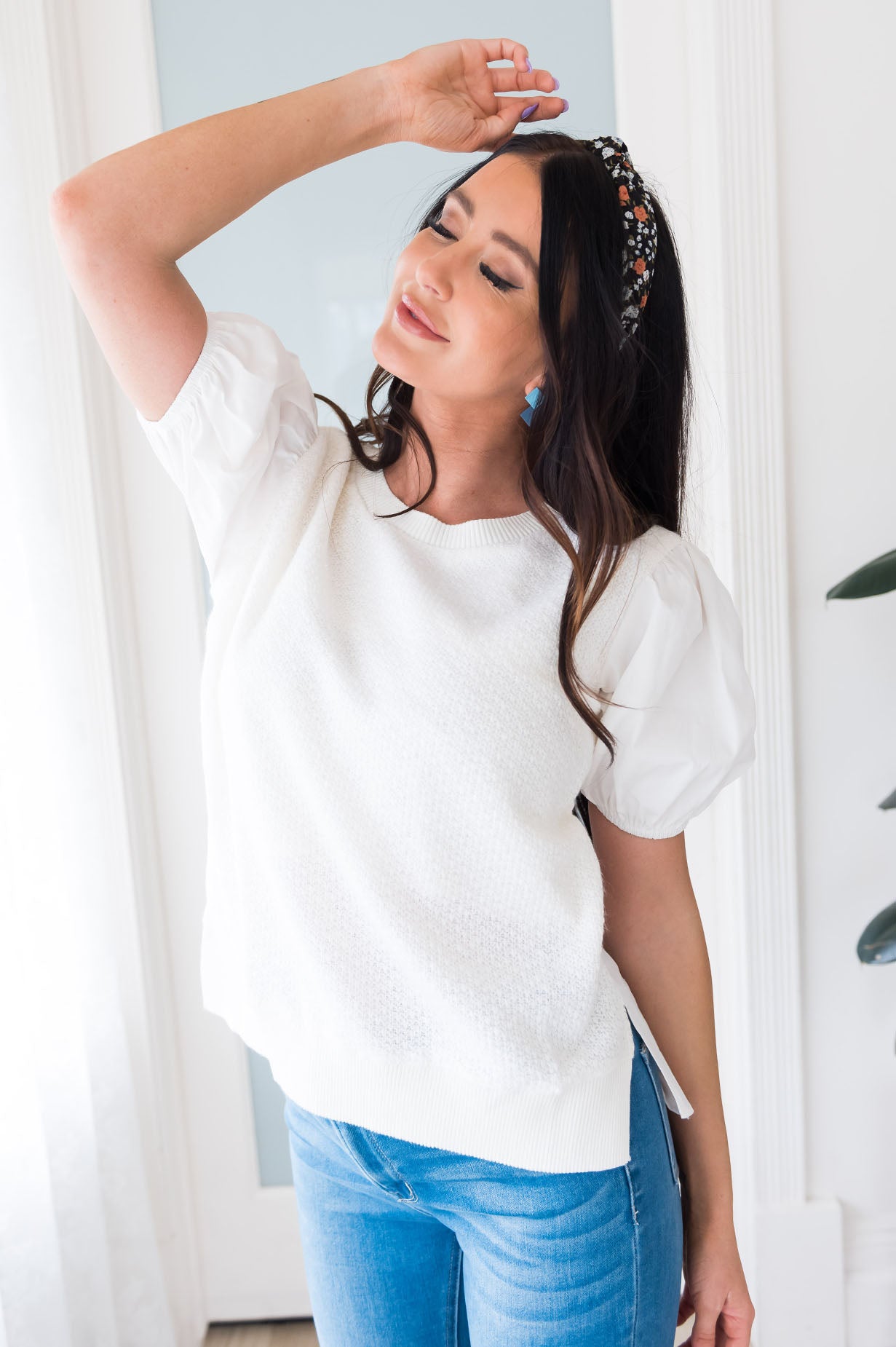 Make A Statement Modest Blouse Tops vendor-unknown