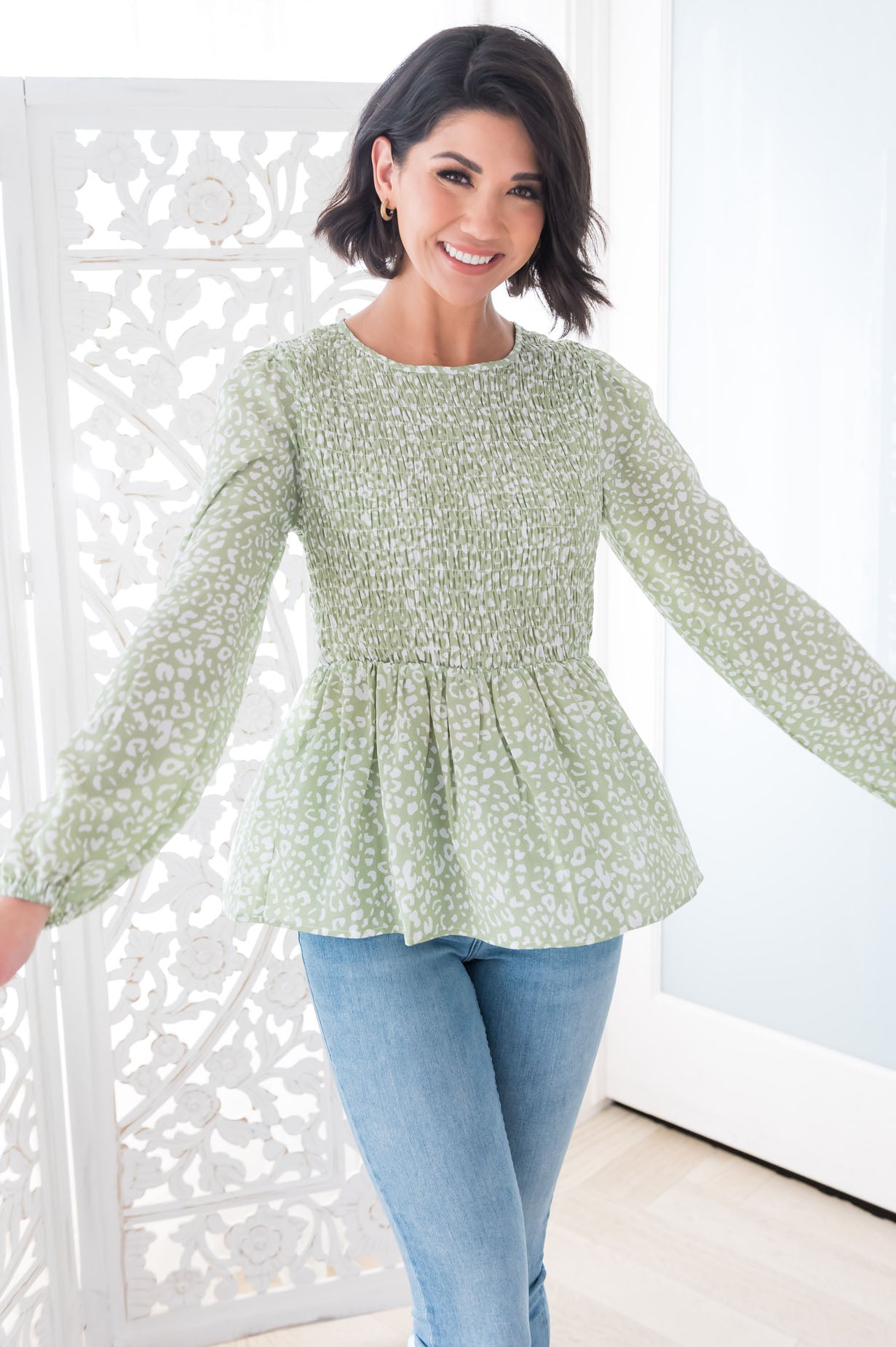 Can't Catch Me Modest Blouse Modest Dresses vendor-unknown