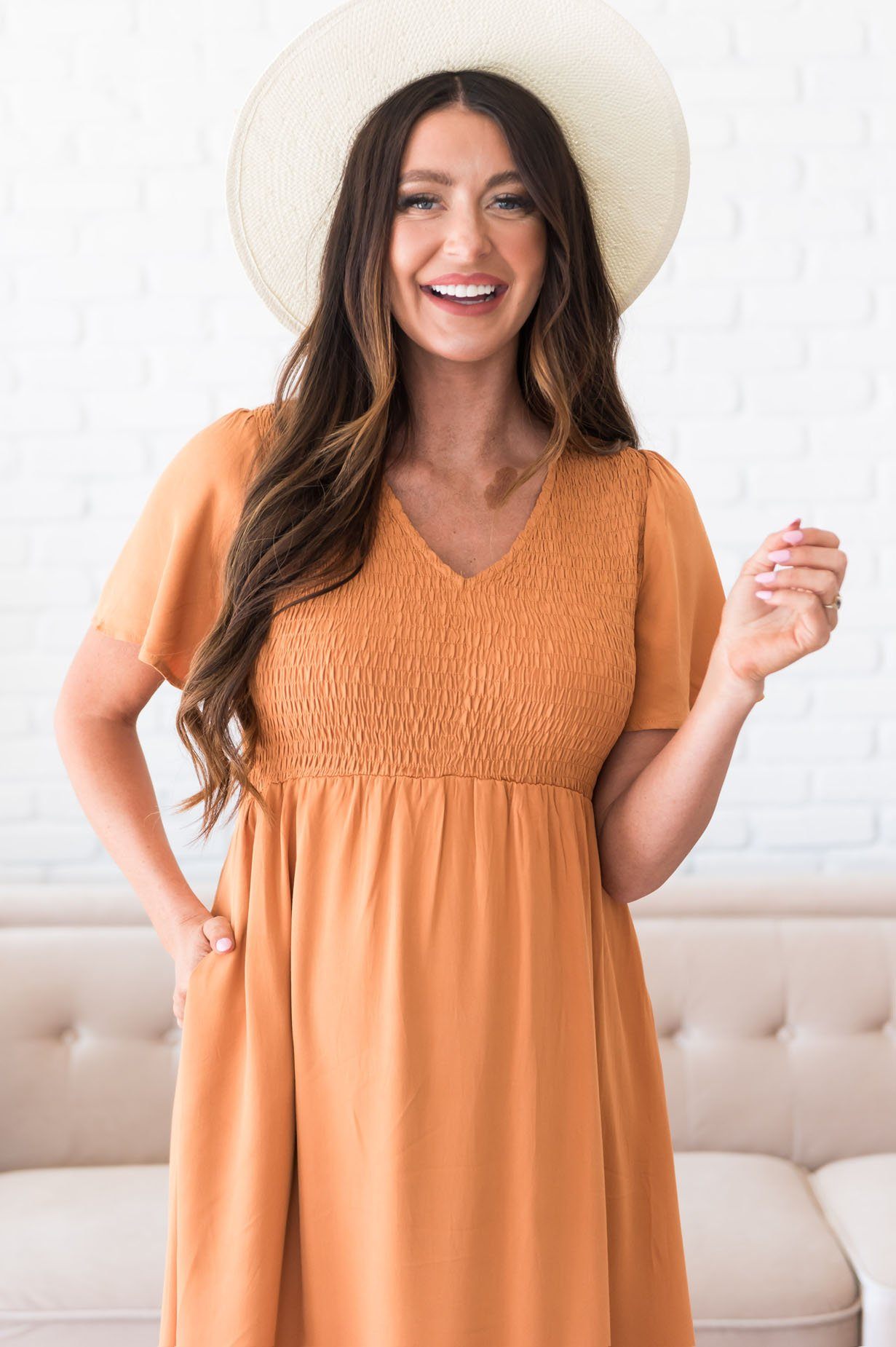 The Adelina Modest Dresses vendor-unknown