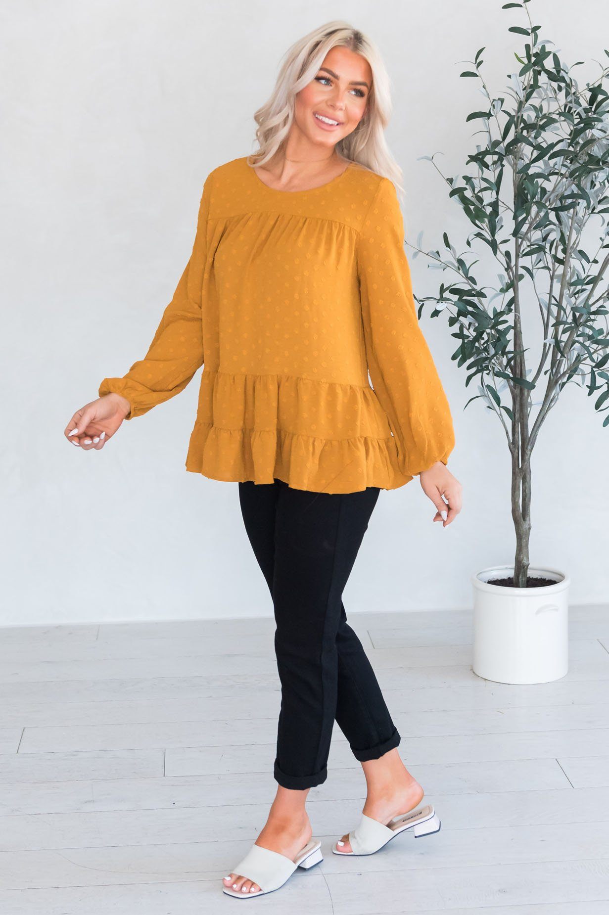 Sweet Glamor Modest Blouse Tops vendor-unknown