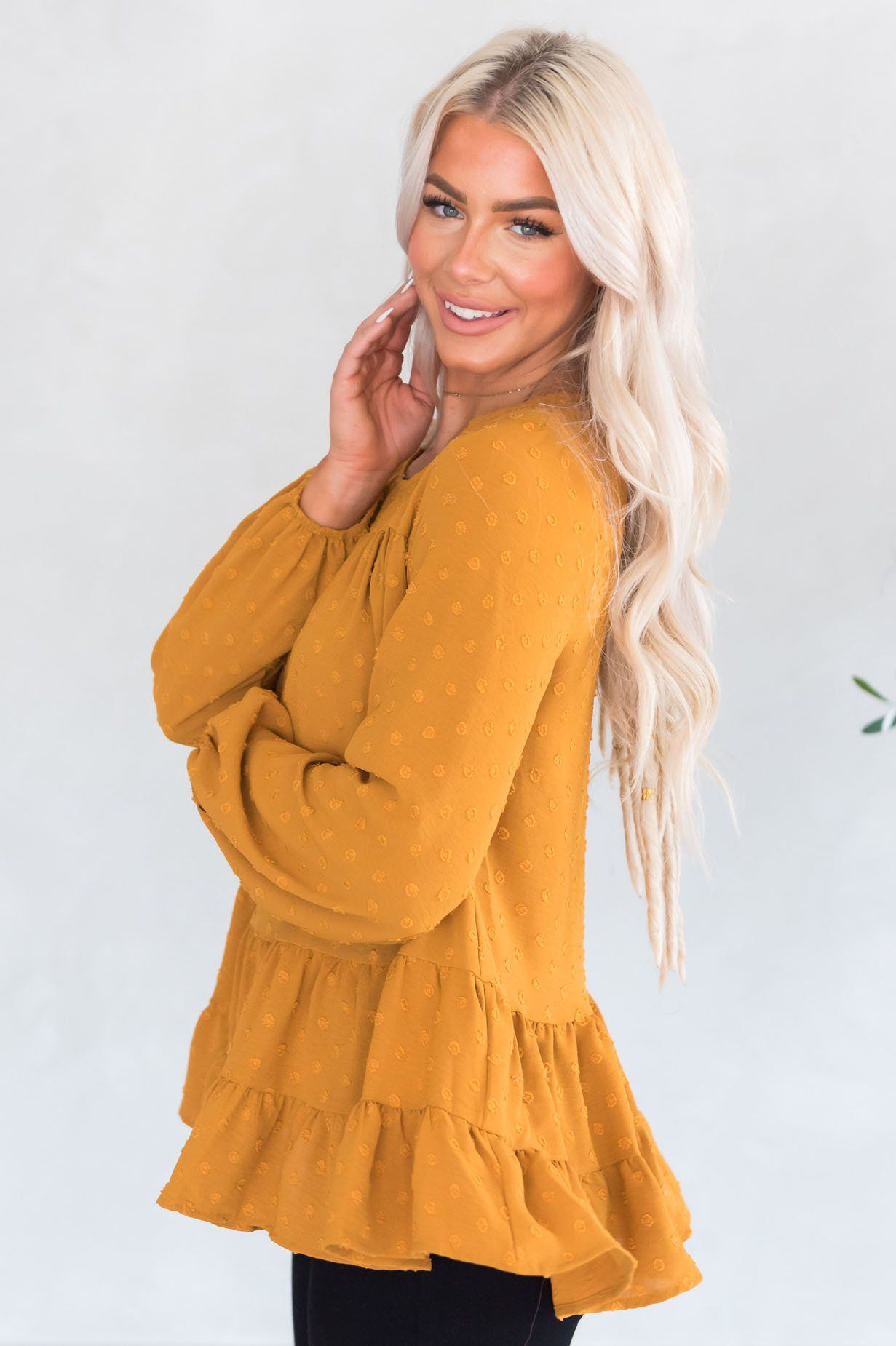 Sweet Glamor Modest Blouse Tops vendor-unknown