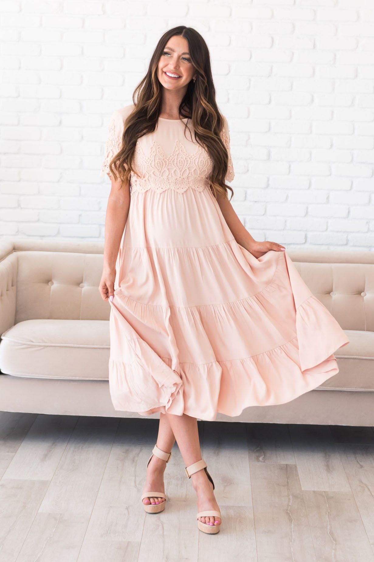 The Ashlee Modest Dresses vendor-unknown