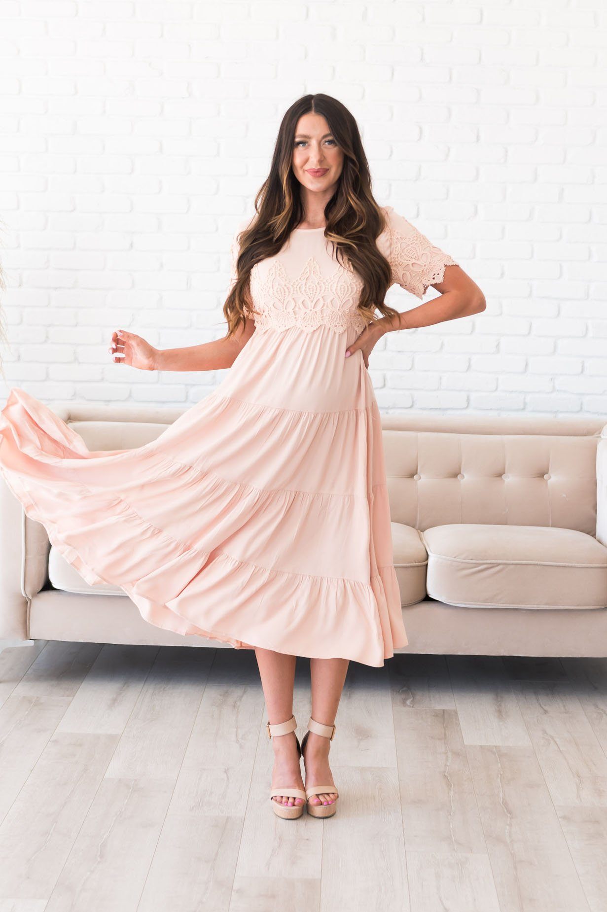 The Ashlee Modest Dresses vendor-unknown