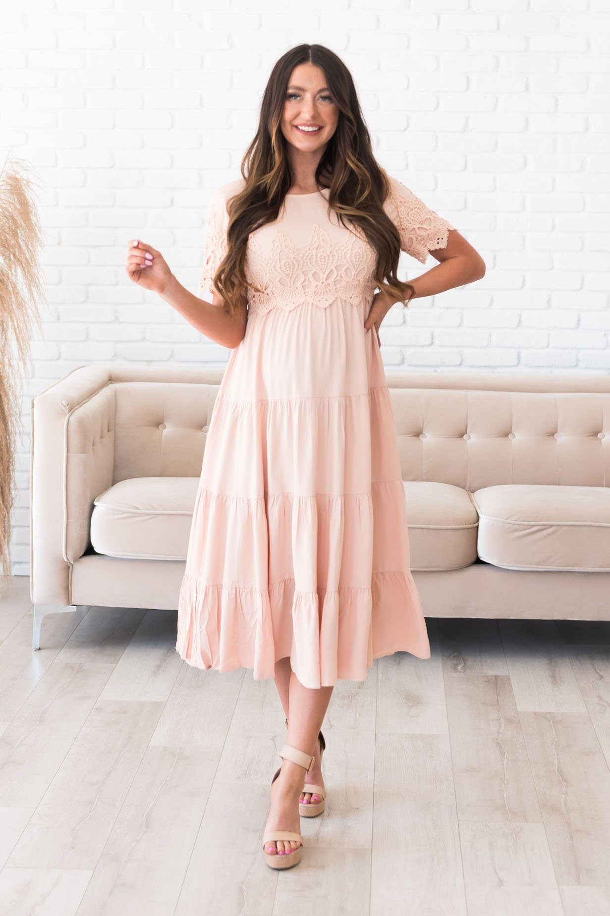 The Ashlee Modest Dresses vendor-unknown