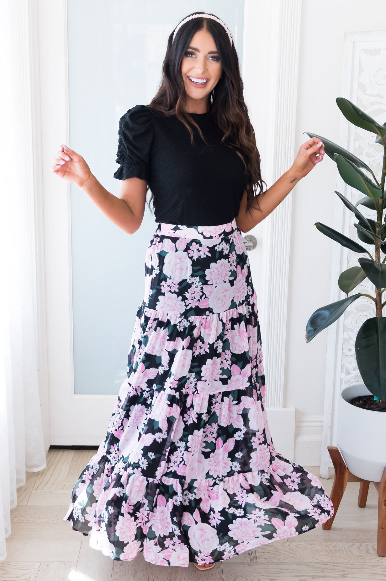 Boho Beauty Modest Maxi Skirt Skirts vendor-unknown