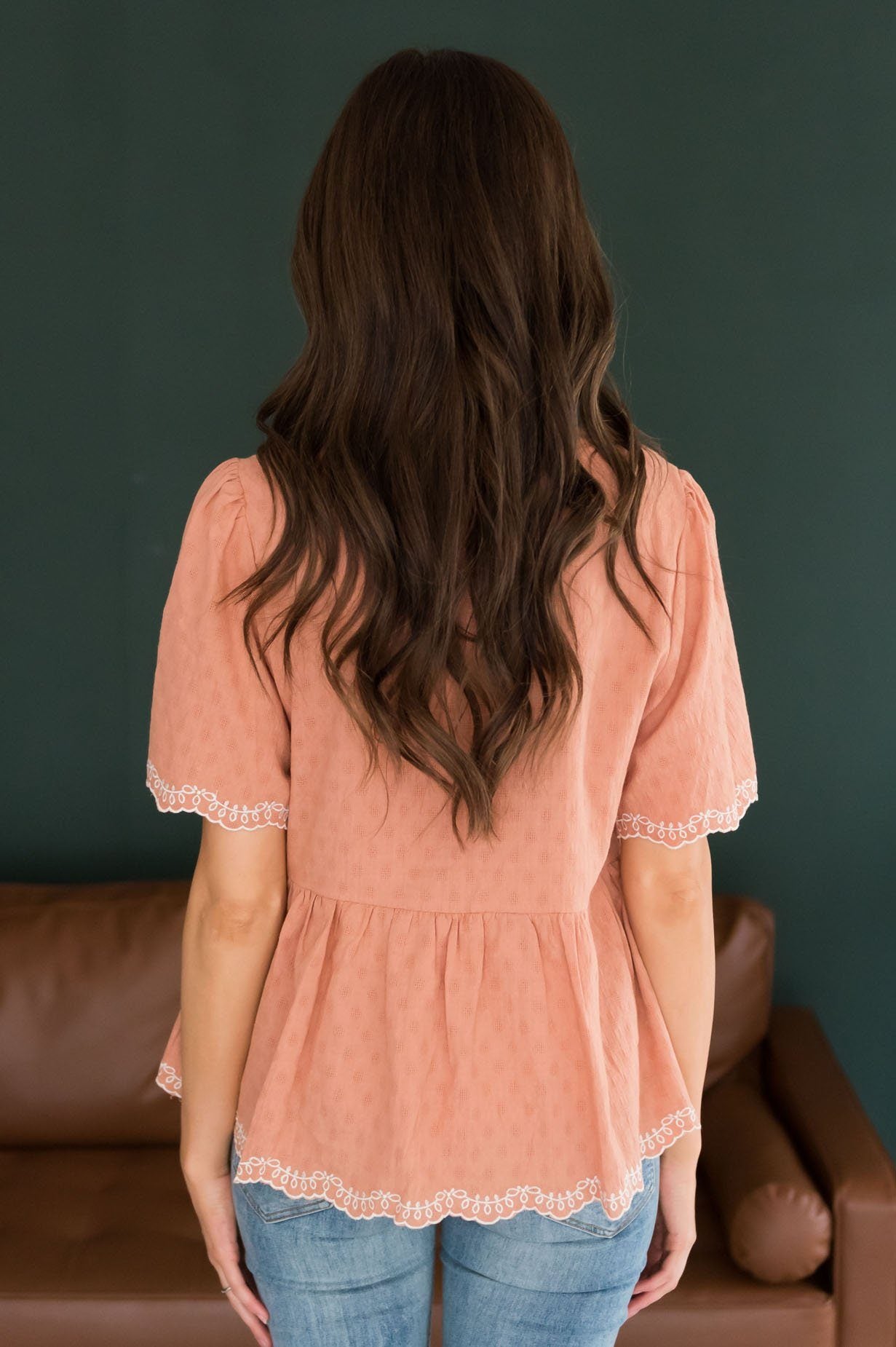 All Is Well Modest Babydoll Top Tops vendor-unknown