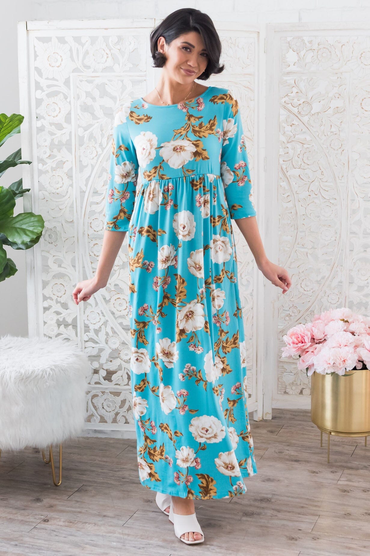 The Adriel Modest Dresses vendor-unknown