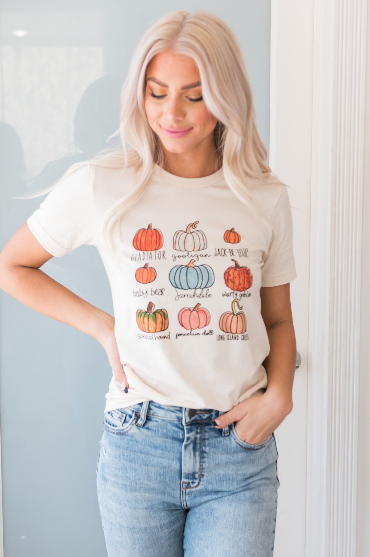 Pumpkin Varieties Modest Graphic Tee Modest Dresses vendor-unknown