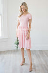 The Isabel Modest Dresses Mikarose Pink XS