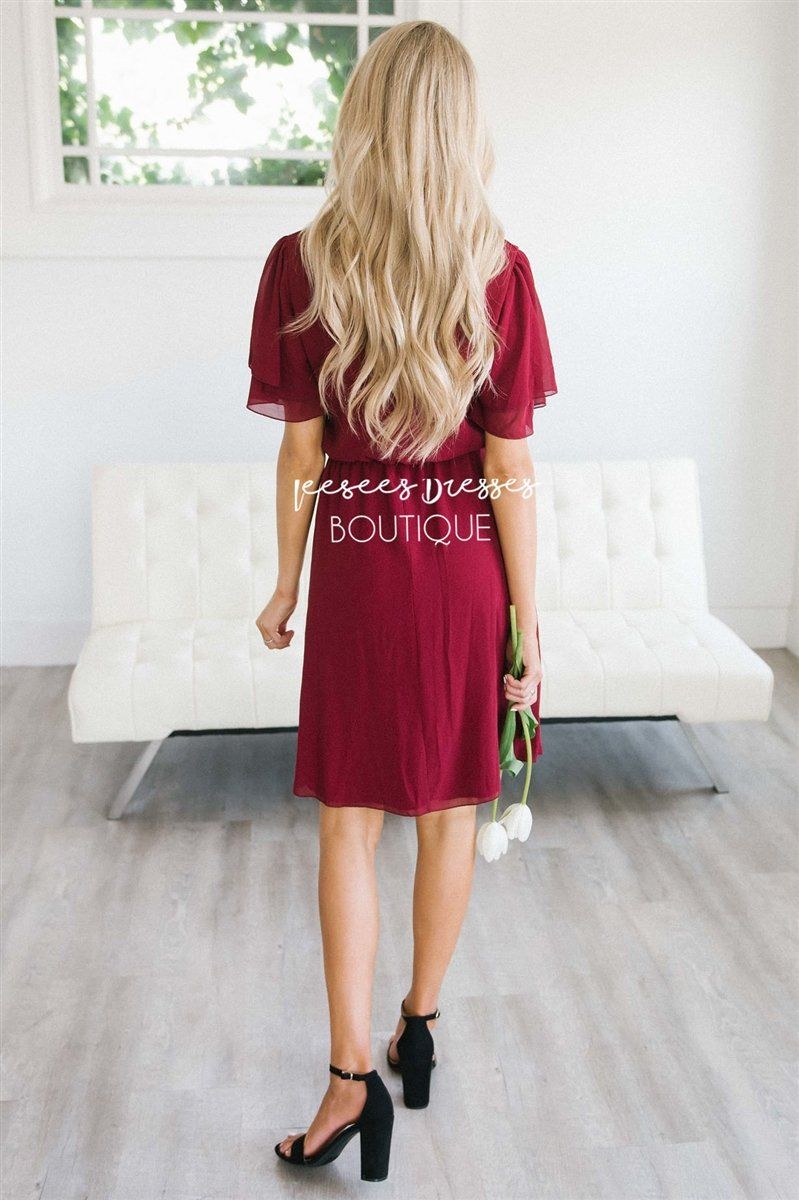 The Claire Chiffon Dress Modest Dresses vendor-unknown