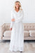 The White Modest Temple Dress