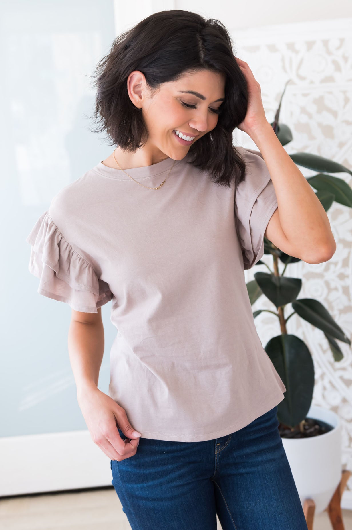 Summer Awaits Modest Top Tops vendor-unknown