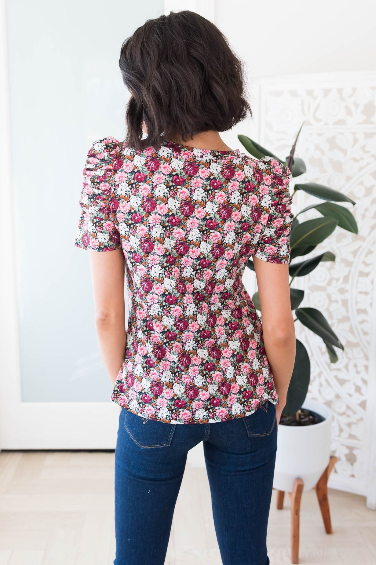 Waiting Pretty Modest Top Tops vendor-unknown