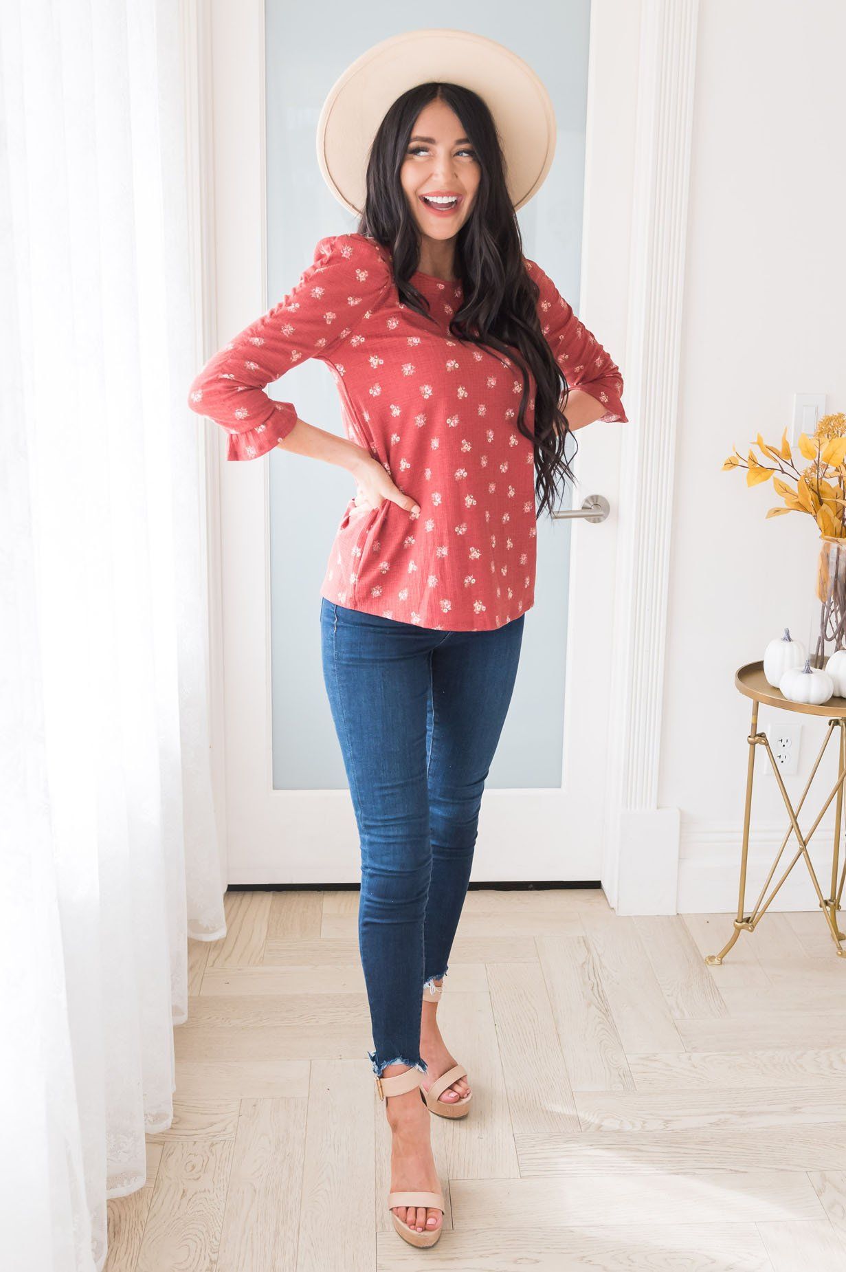 Happy Autumn Day Modest Top Modest Dresses vendor-unknown