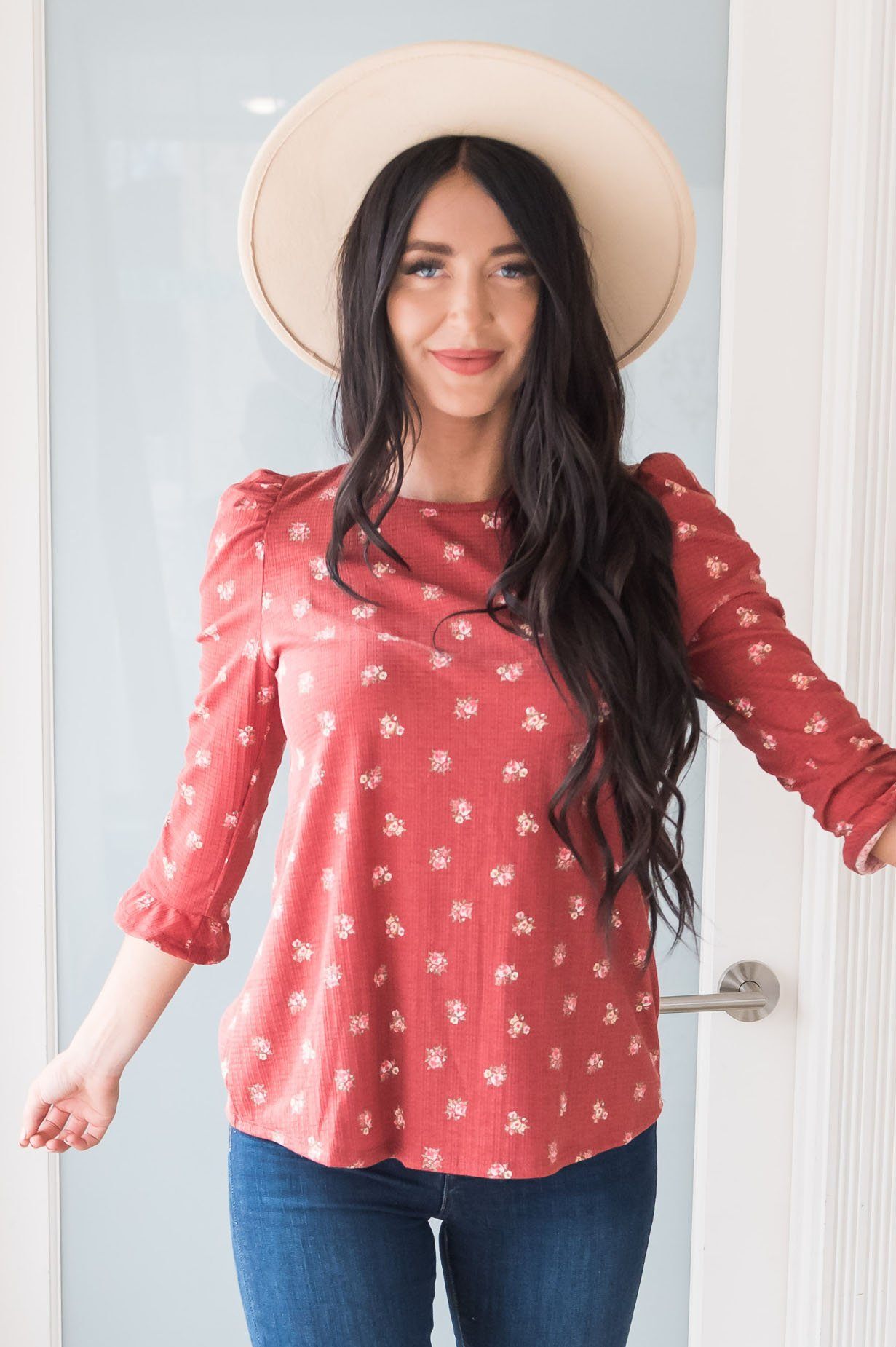 Happy Autumn Day Modest Top Modest Dresses vendor-unknown