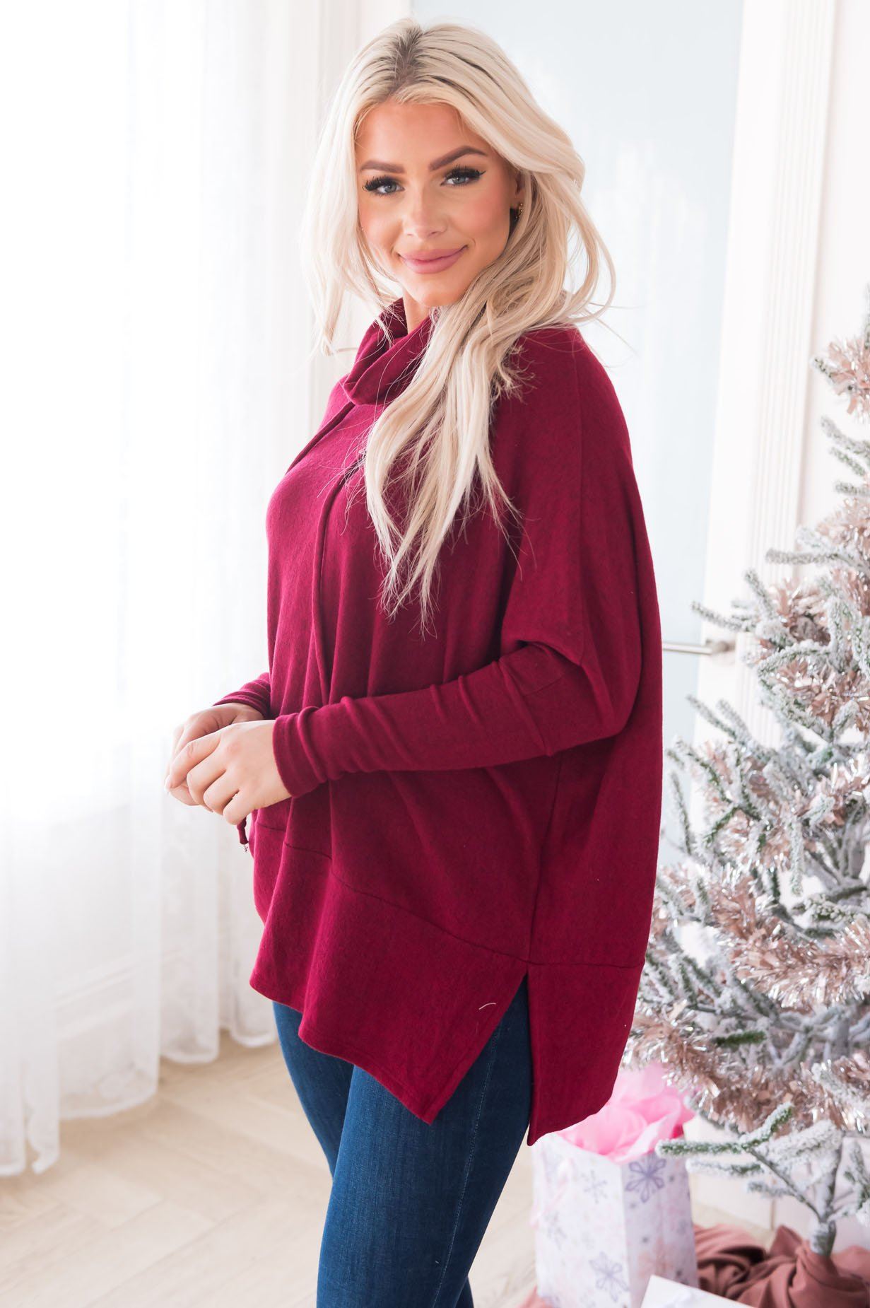 Sweet Ambition Modest Turtleneck Modest Dresses vendor-unknown