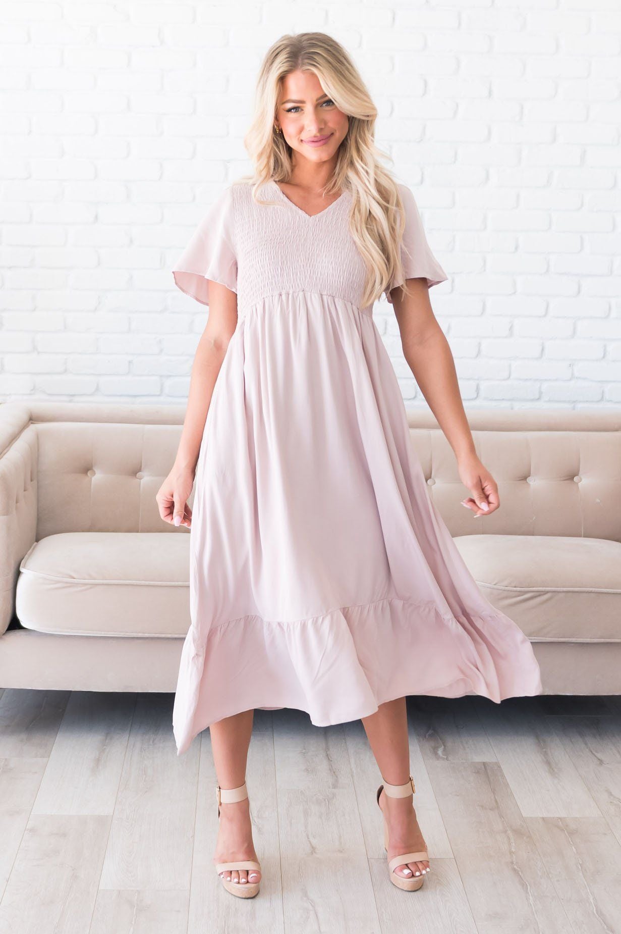 The Adelina Modest Dresses vendor-unknown