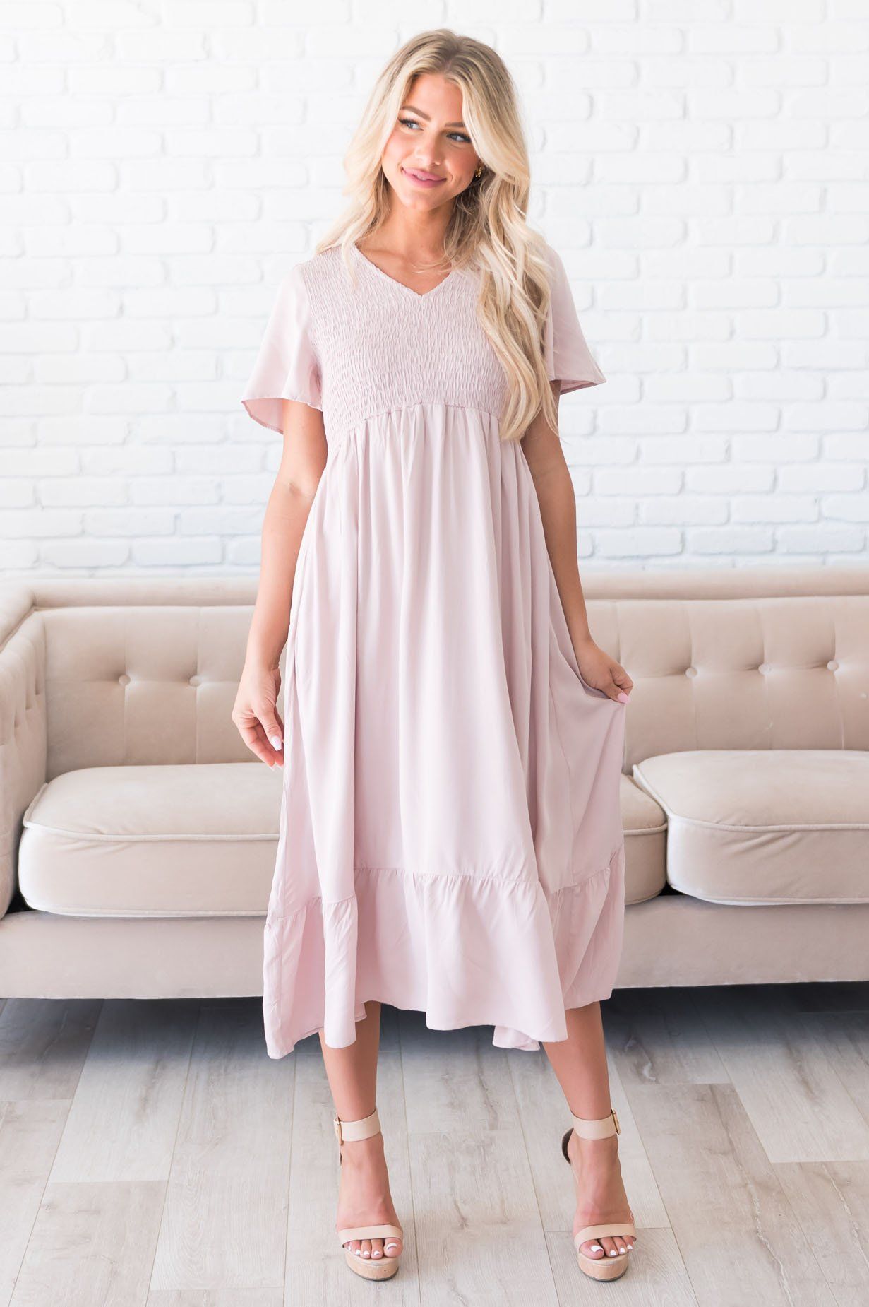 The Adelina Modest Dresses vendor-unknown