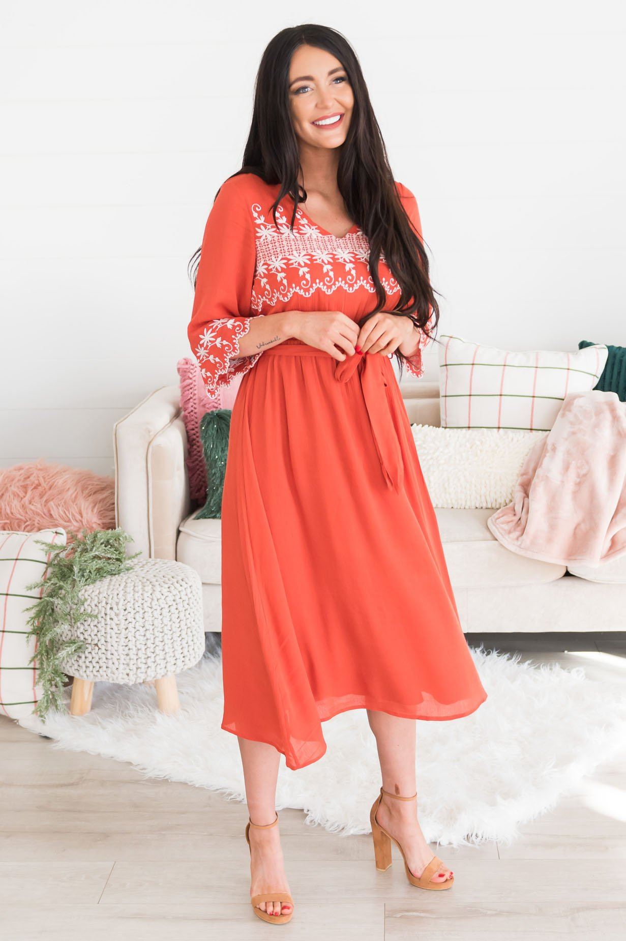 The Annalisa Modest Dresses vendor-unknown