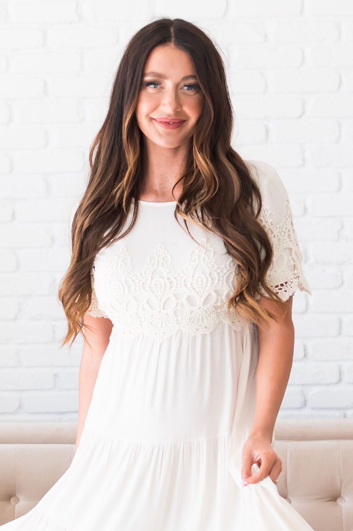 The Ashlee Modest Dresses vendor-unknown