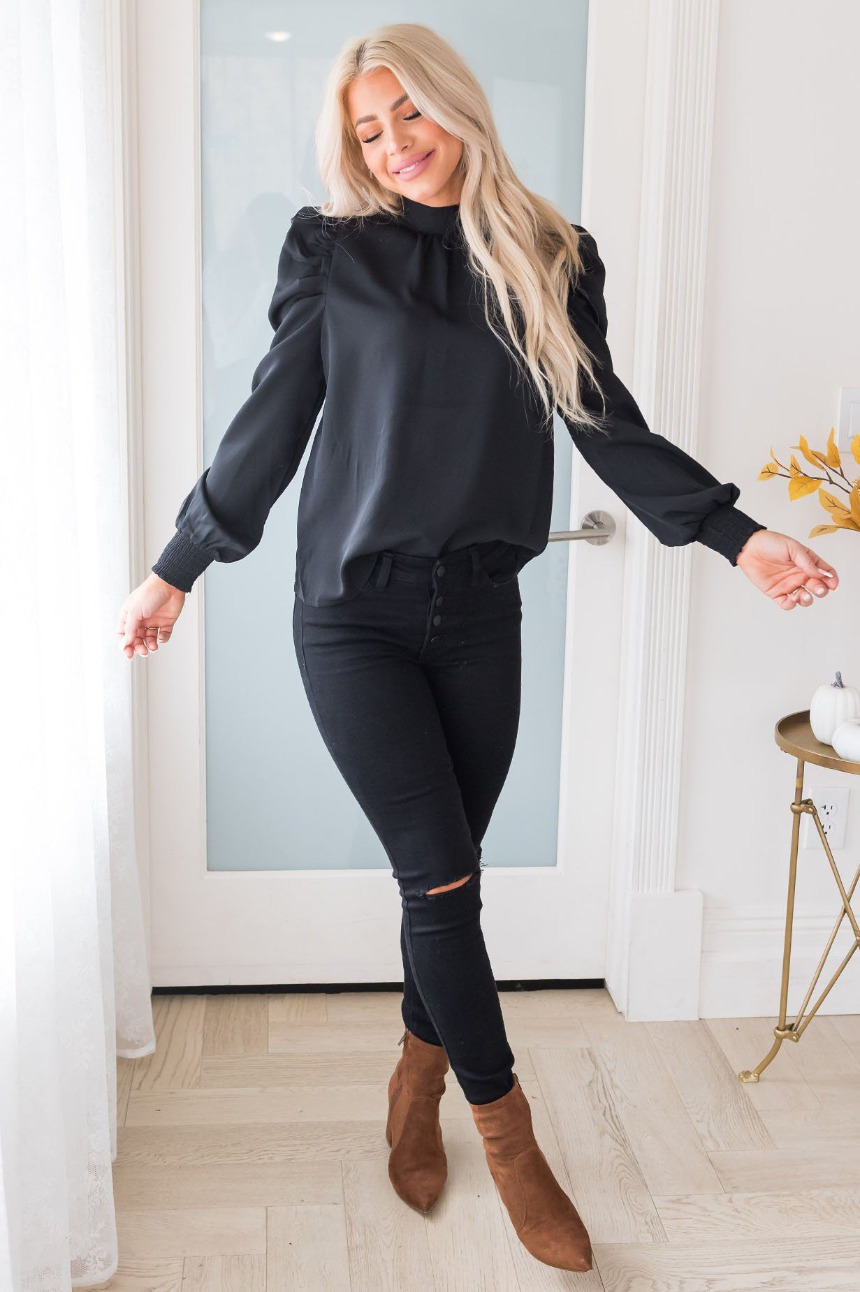 Glitz & Glam Modest Blouse Tops vendor-unknown