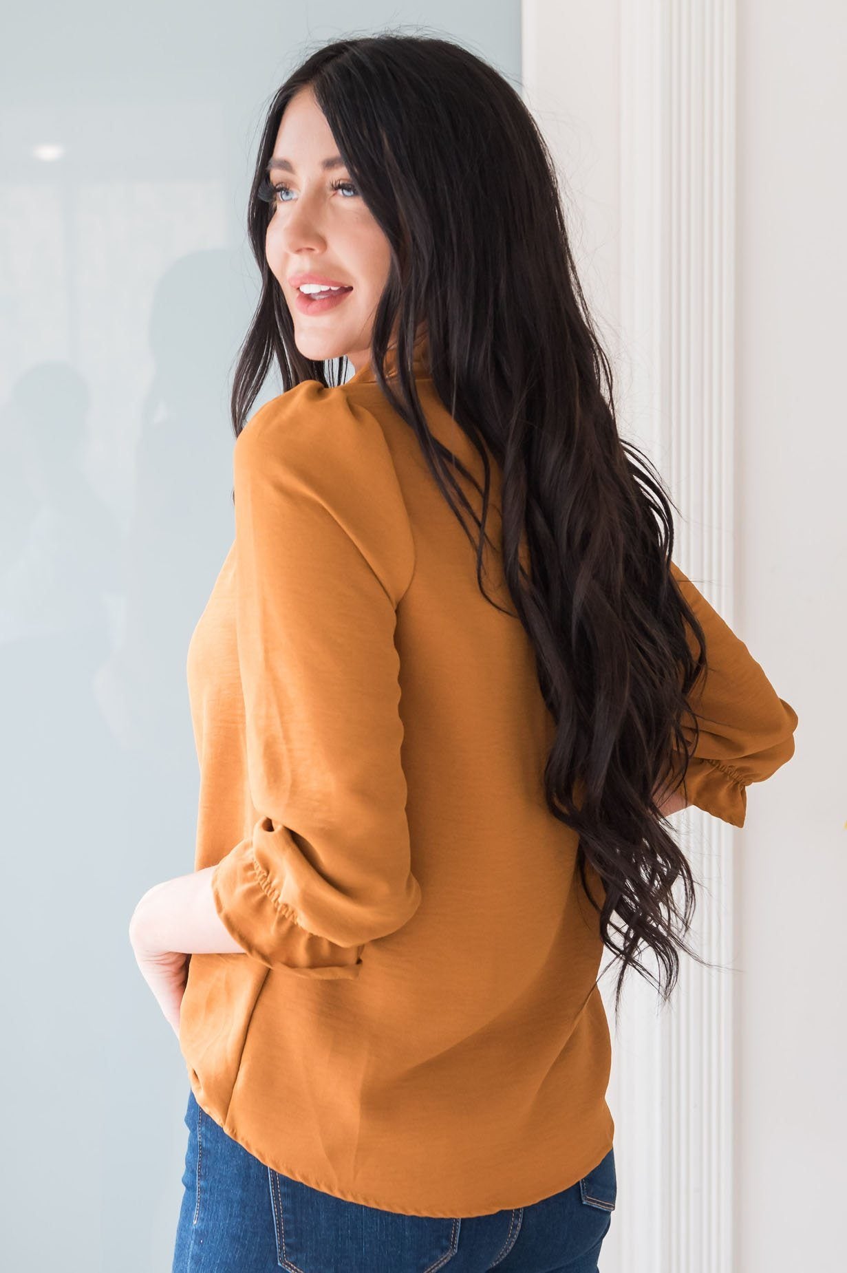 Catch You Later Modest Blouse Modest Dresses vendor-unknown