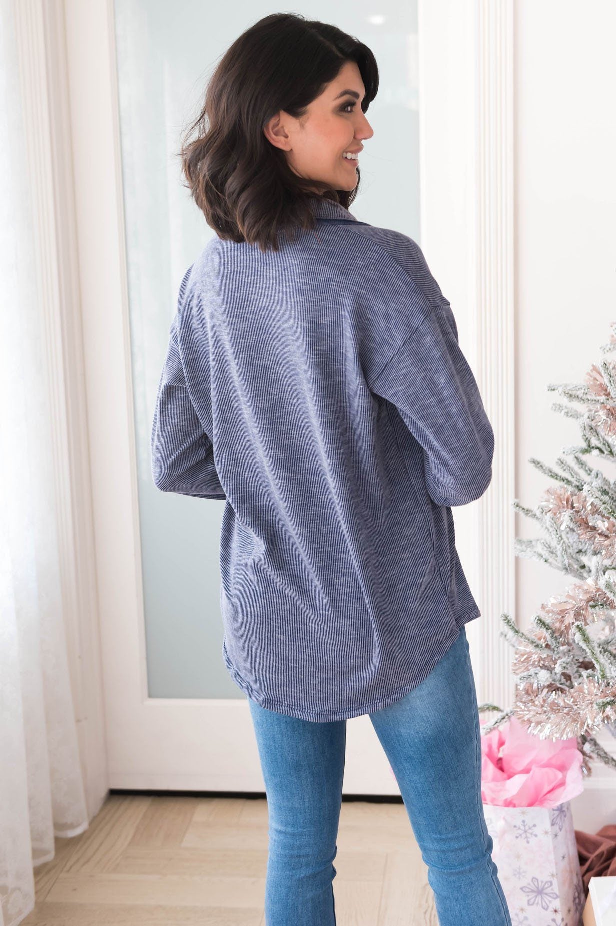 Snow Adorable Modest Shacket Modest Dresses vendor-unknown