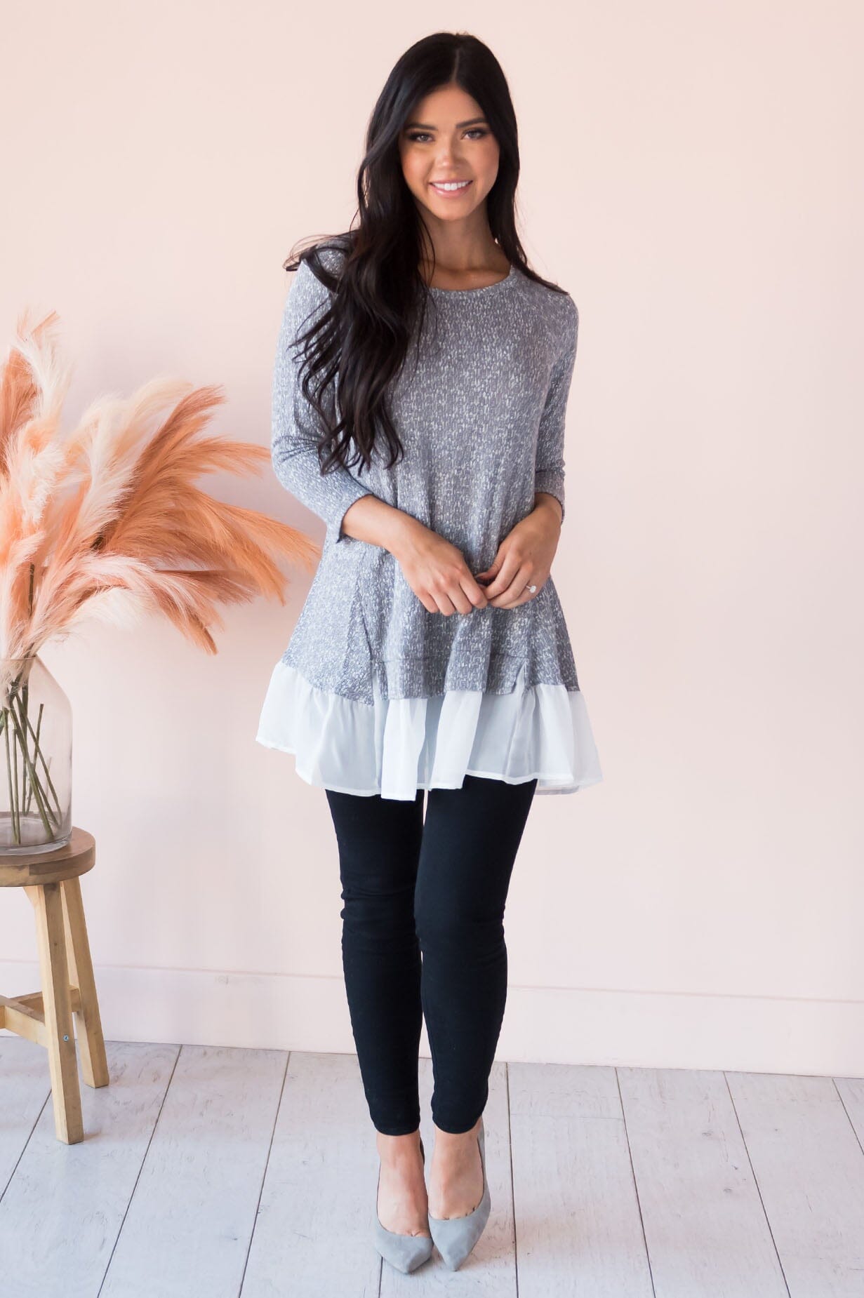 Cheerful Time Of Year Modest Sweater Tops vendor-unknown