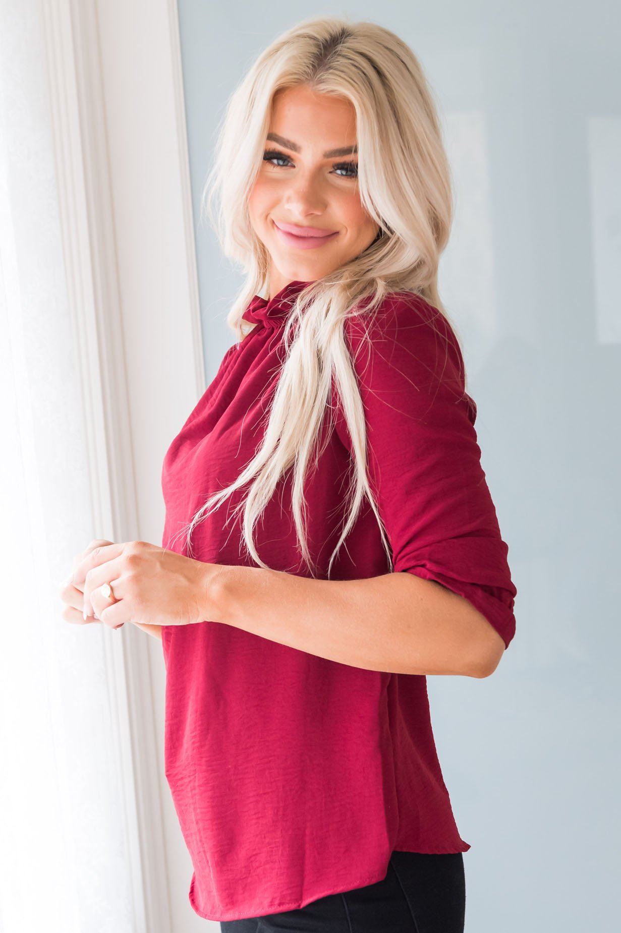 Catch You Later Modest Blouse Modest Dresses vendor-unknown