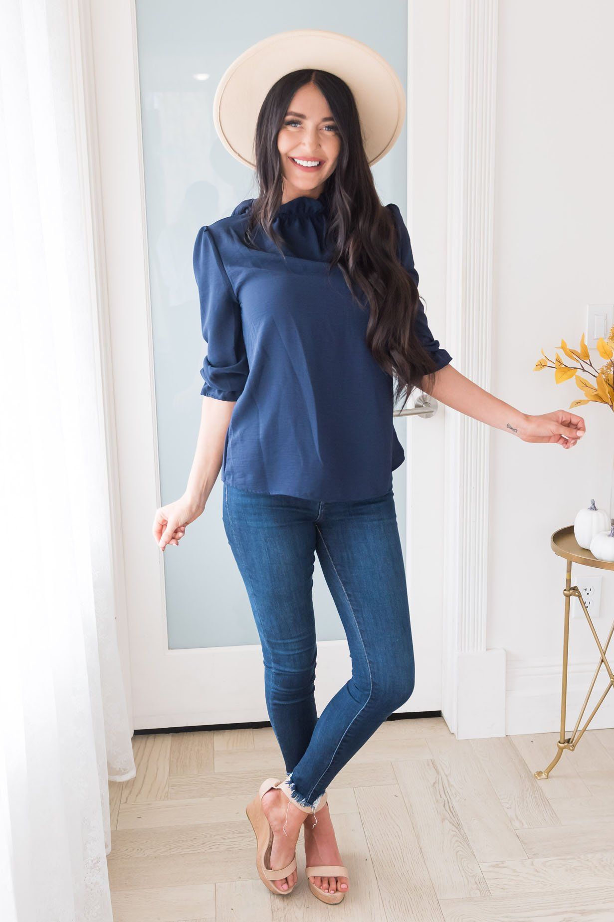 Catch You Later Modest Blouse Modest Dresses vendor-unknown