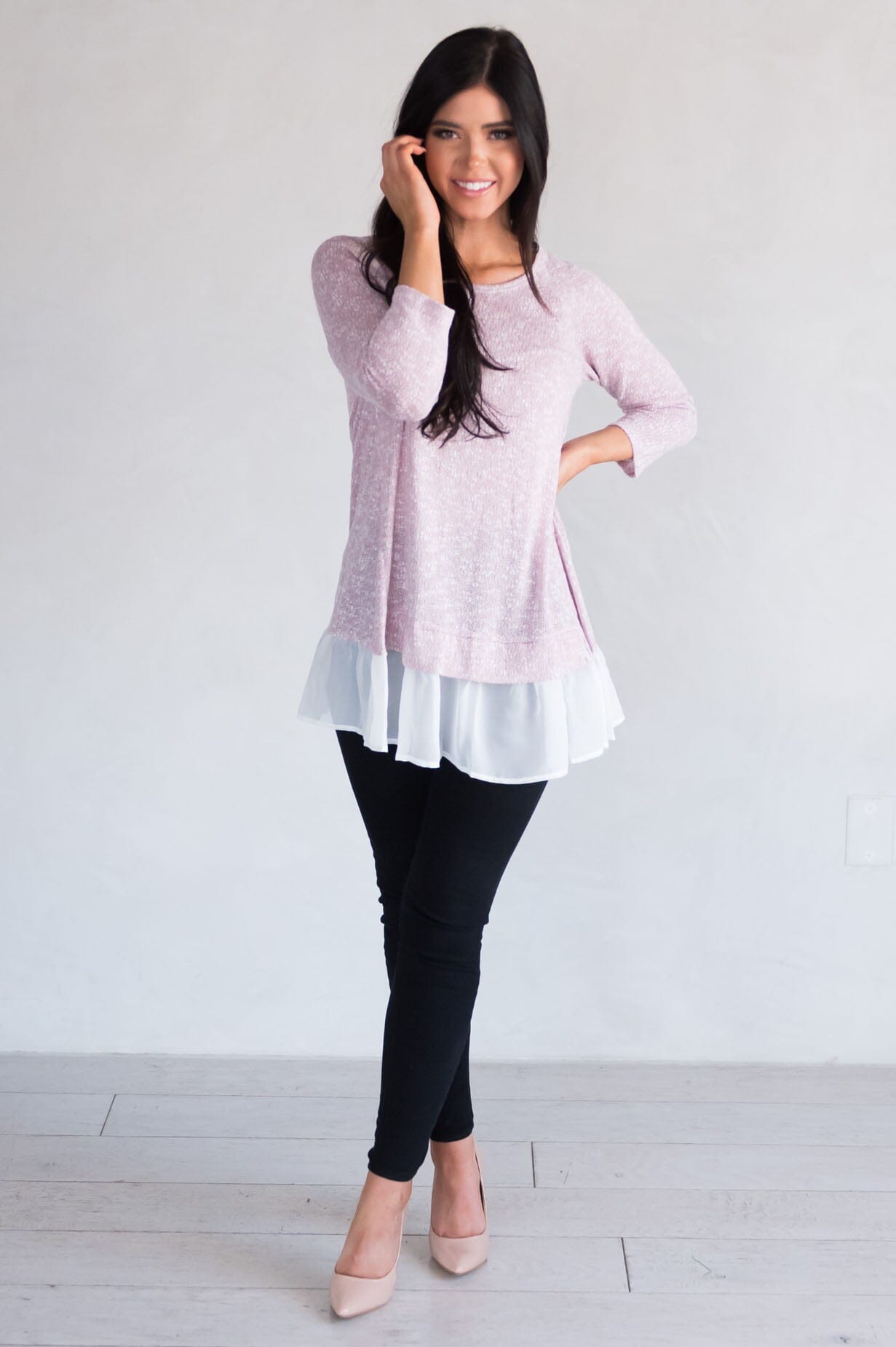 Cheerful Time Of Year Modest Sweater Tops vendor-unknown