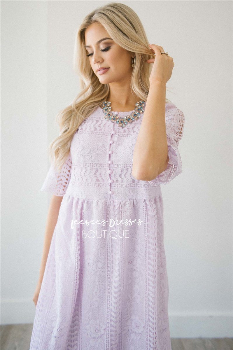 Love At First Sight- Nursing Friendly Modest Dresses vendor-unknown