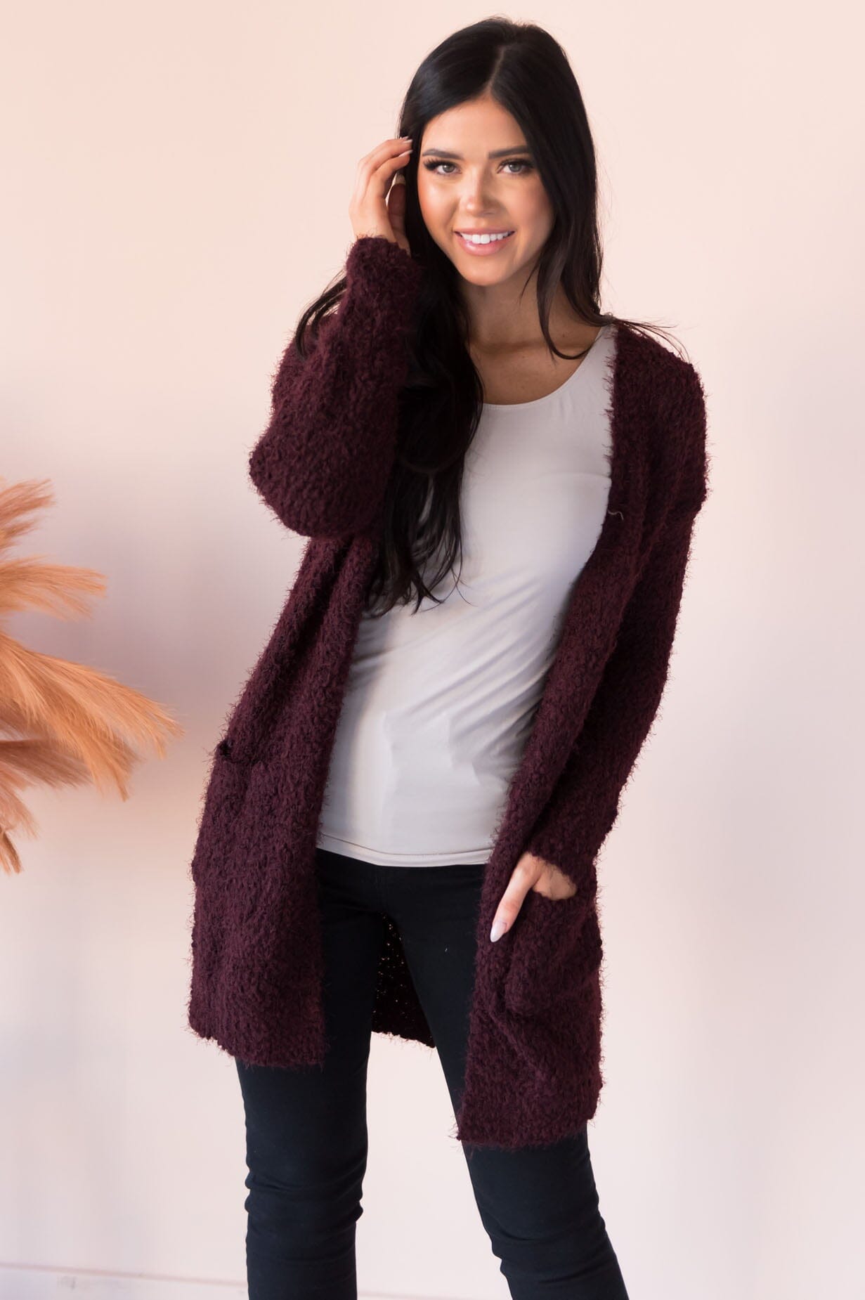 Soft & Cuddly Modest Sweater Cardigan Modest Dresses vendor-unknown