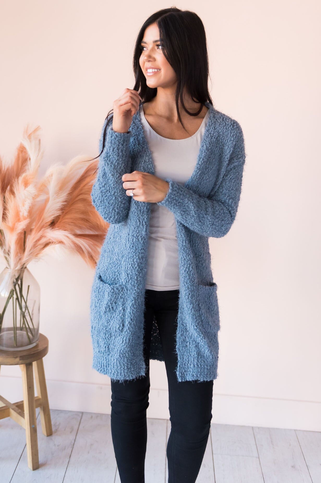 Soft & Cuddly Modest Sweater Cardigan Modest Dresses vendor-unknown