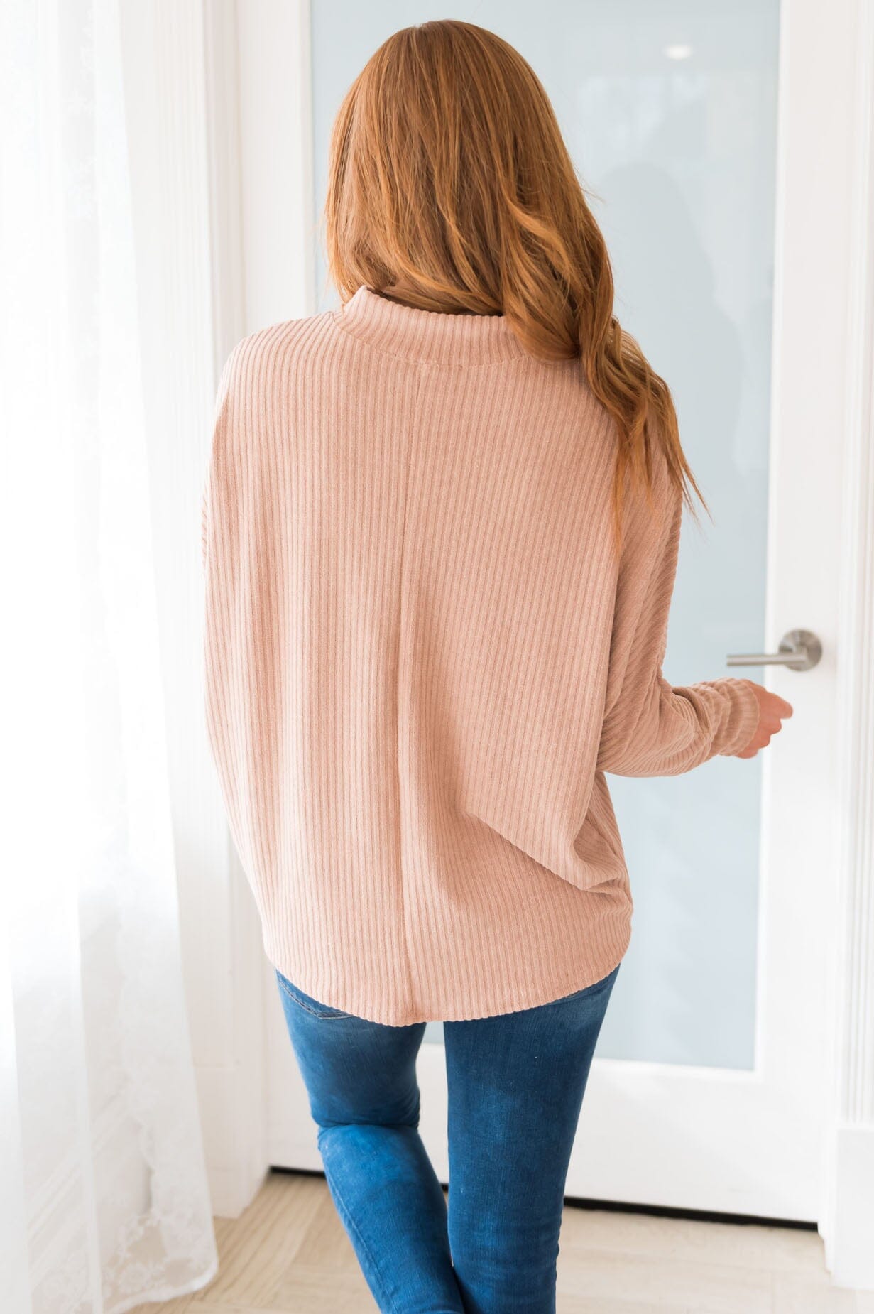 Meet Me In The Mountains Modest Sweater Tops vendor-unknown