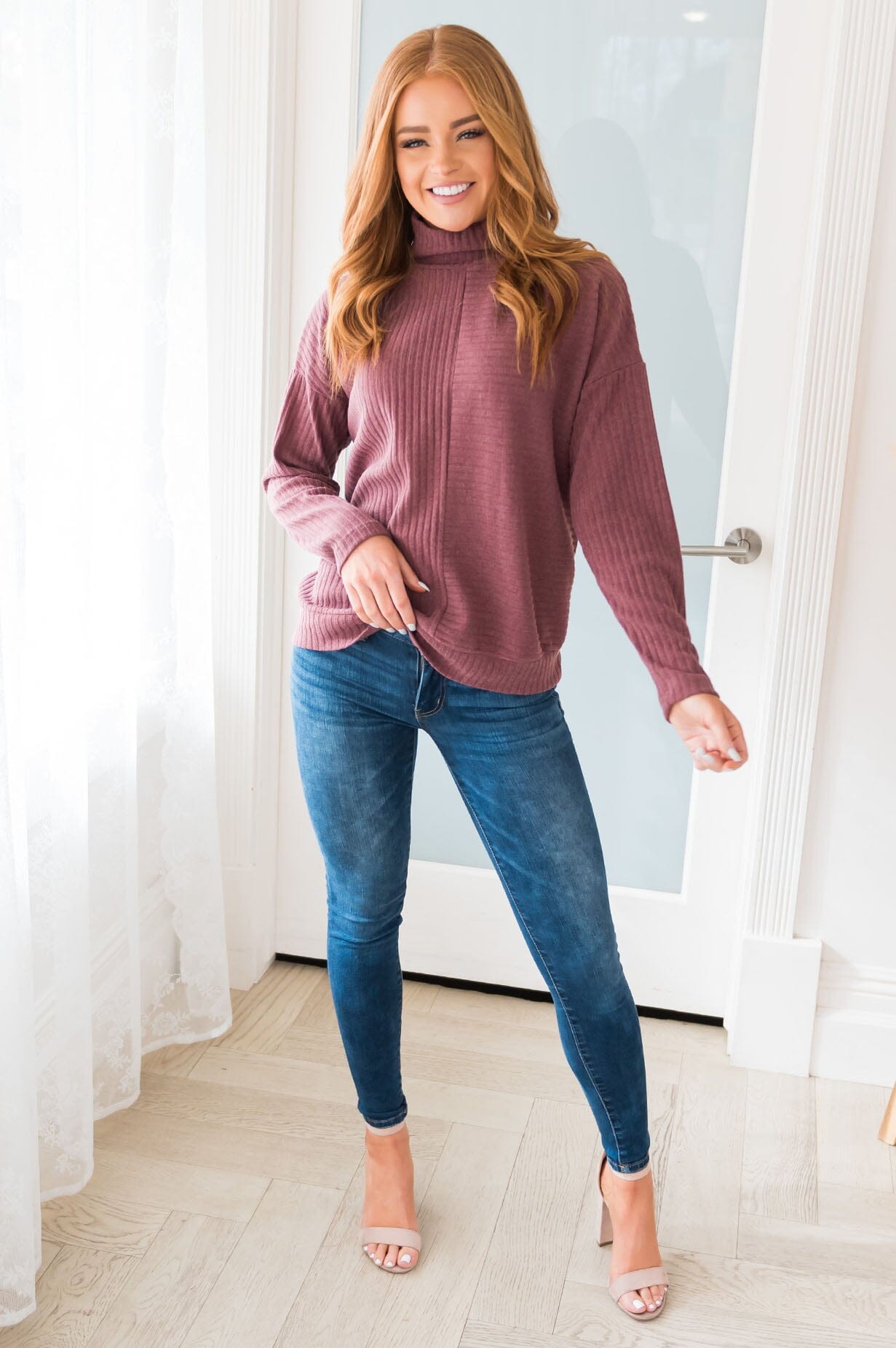 Meet Me By The Campfire Modest Sweater Tops vendor-unknown