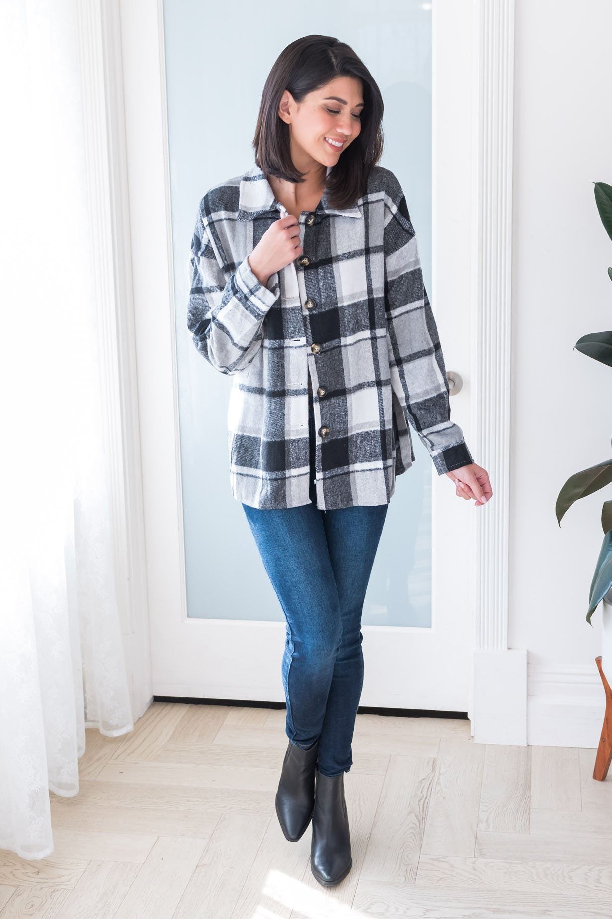 Out Tonight Modest Shacket Modest Dresses vendor-unknown