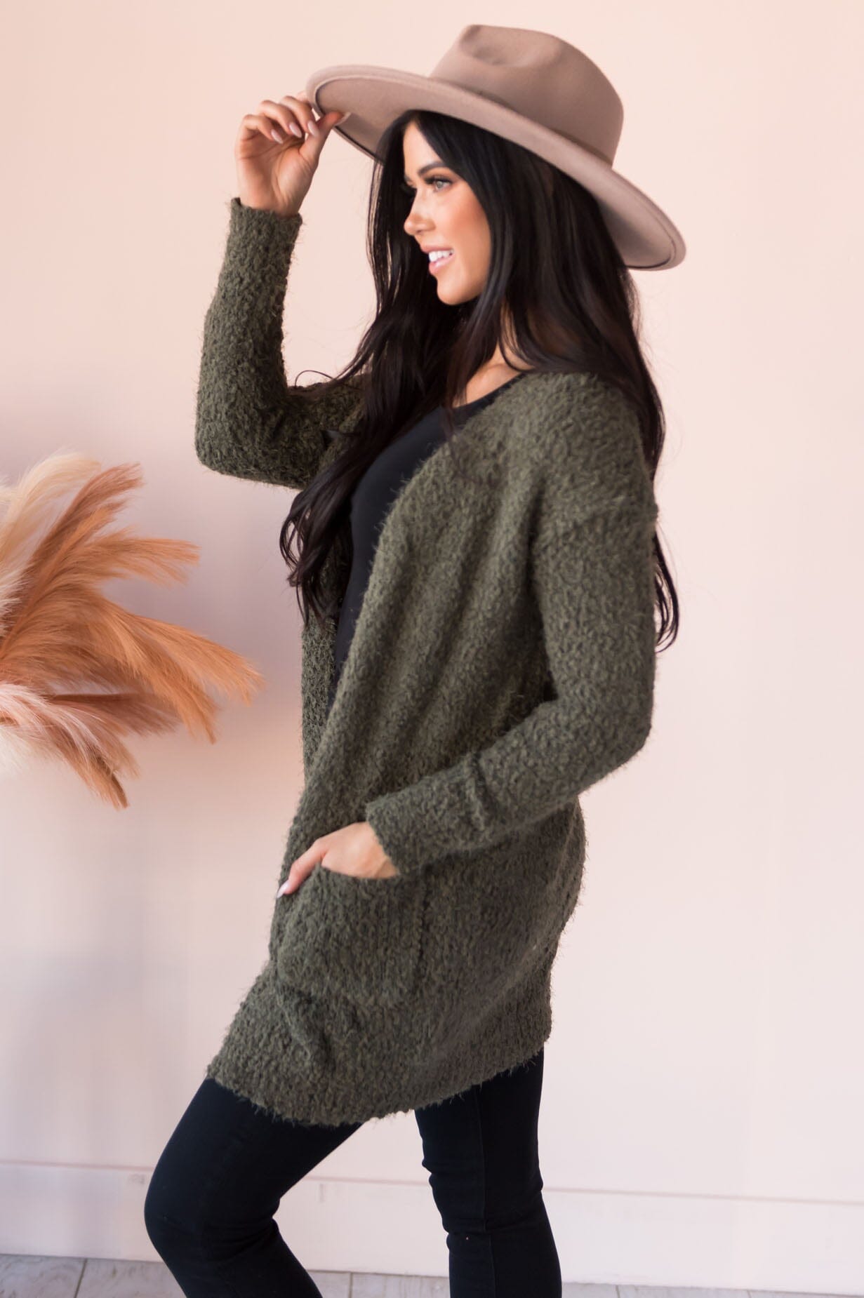 Soft & Cuddly Modest Sweater Cardigan Modest Dresses vendor-unknown