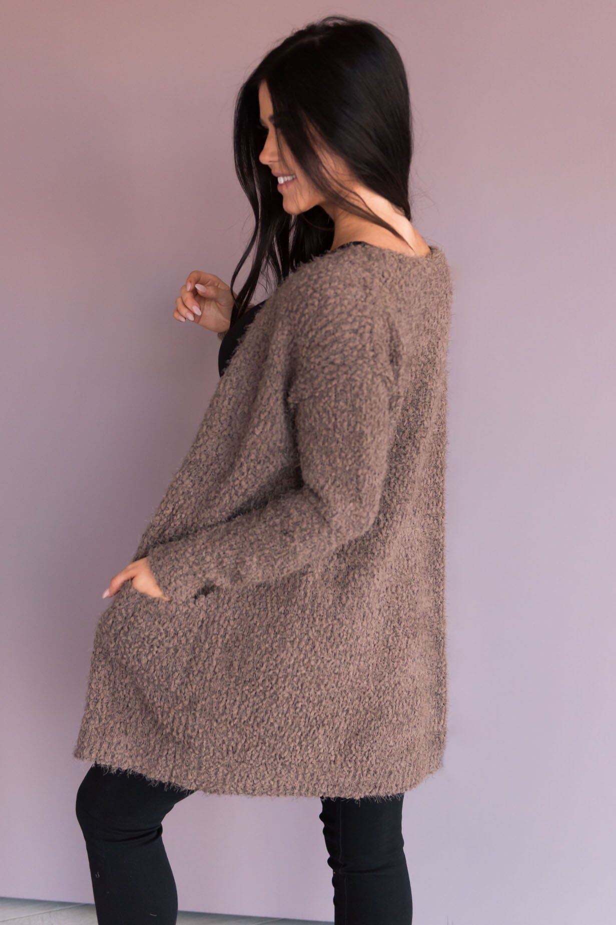 Soft & Cuddly Modest Sweater Cardigan Modest Dresses vendor-unknown