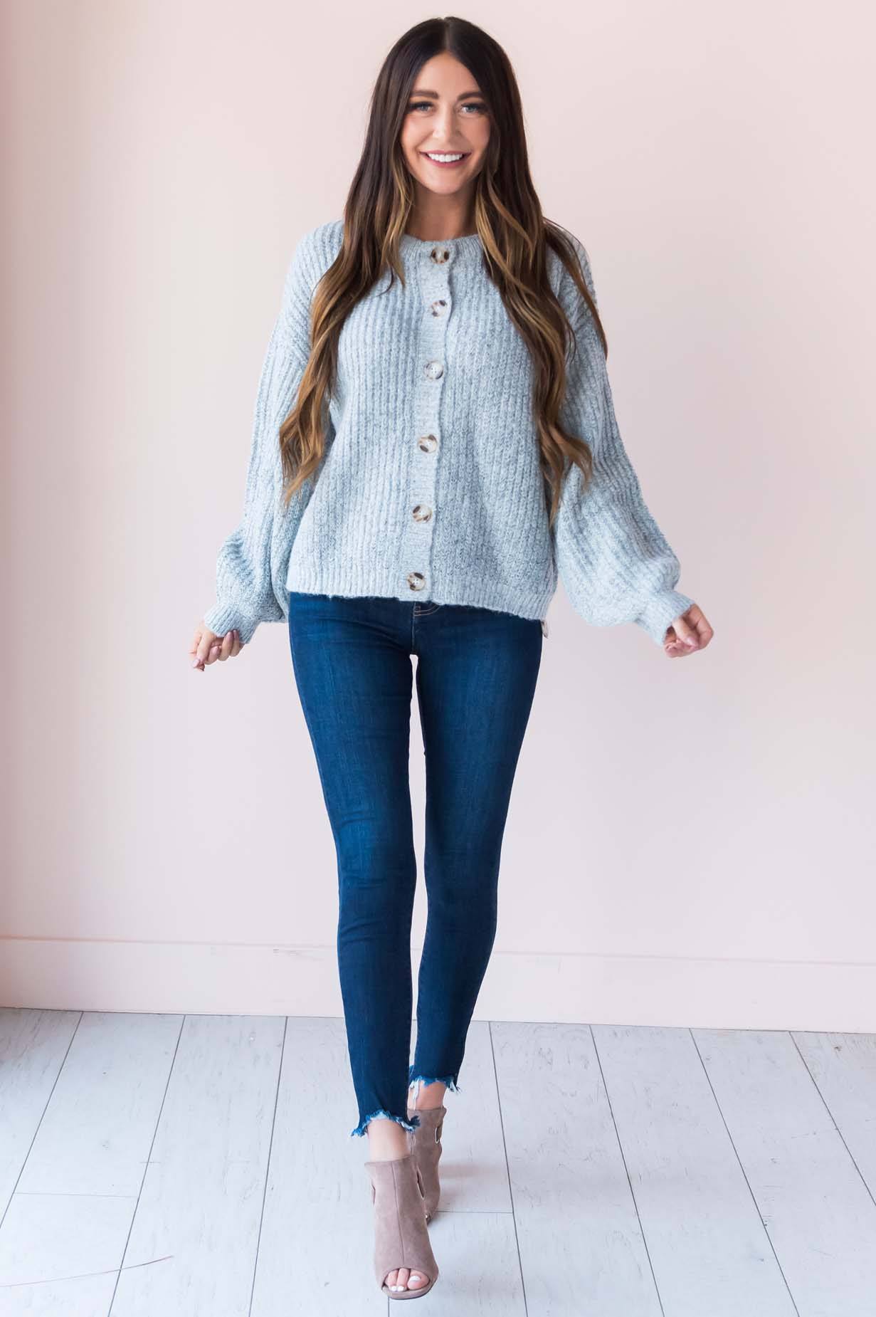 All Yours Modest Cardigan Modest Dresses vendor-unknown