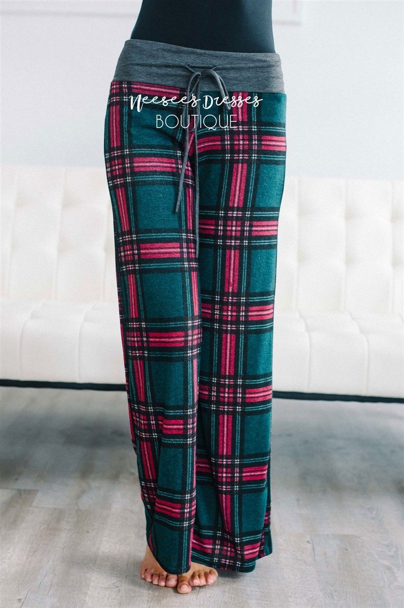 The Cutest Plaid Pajama Pants Accessories & Shoes vendor-unknown