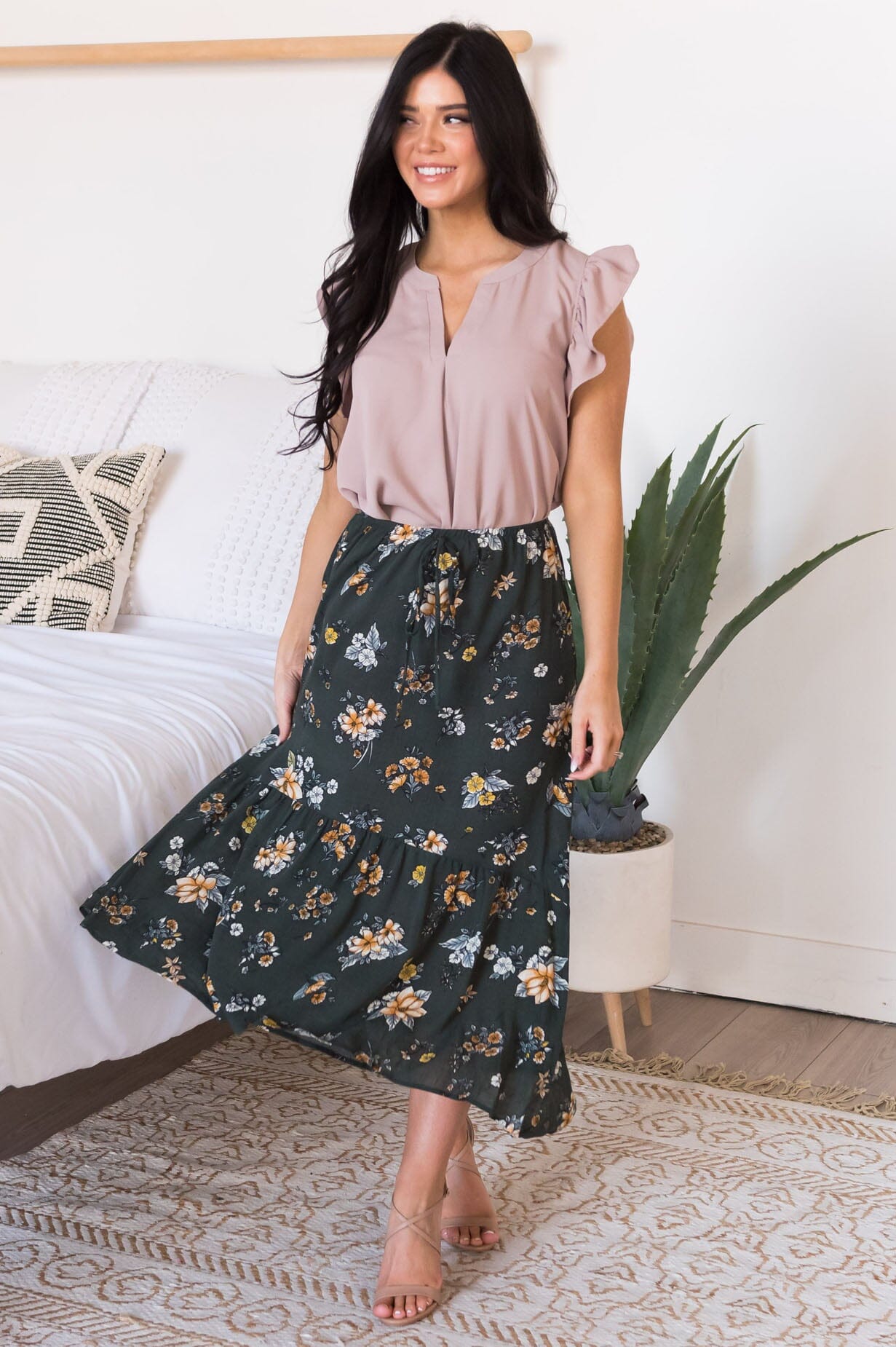 A New Bloom Modest Skirt Skirts vendor-unknown